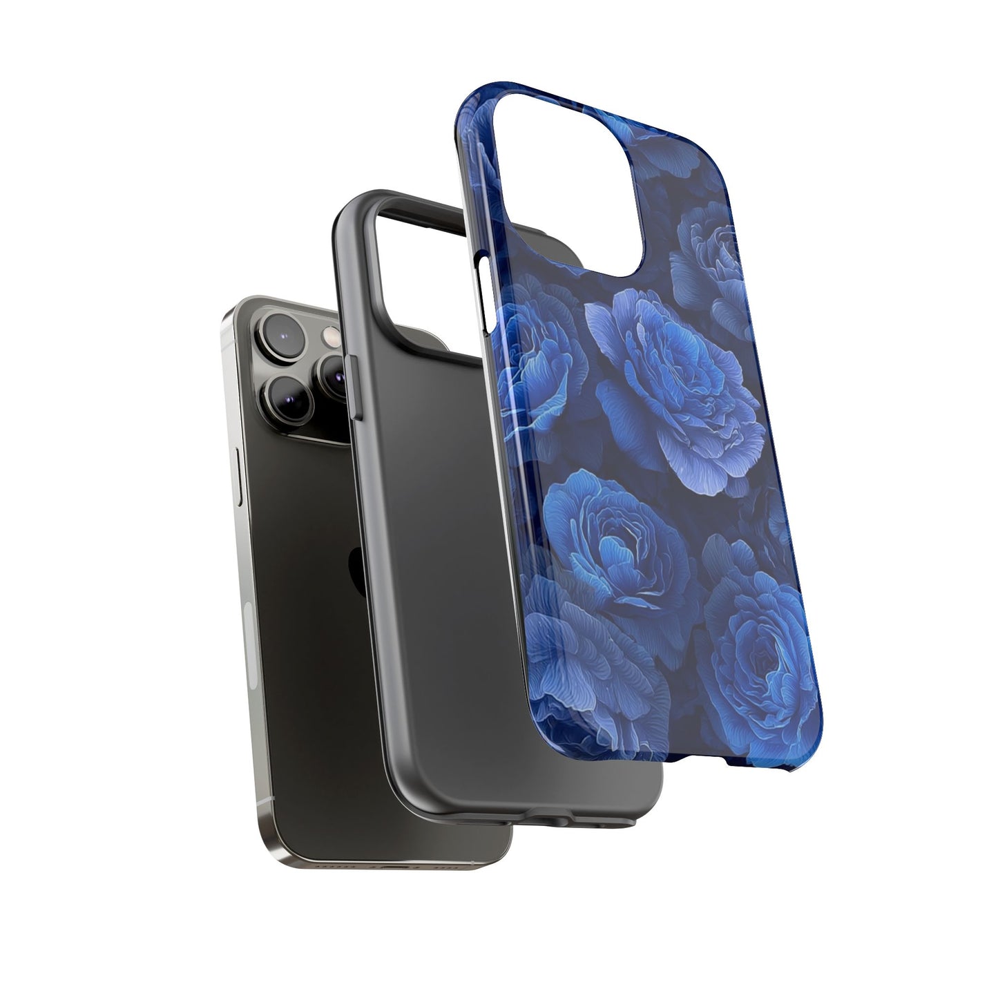 Floral Blue Roses [TOUGH CASE]