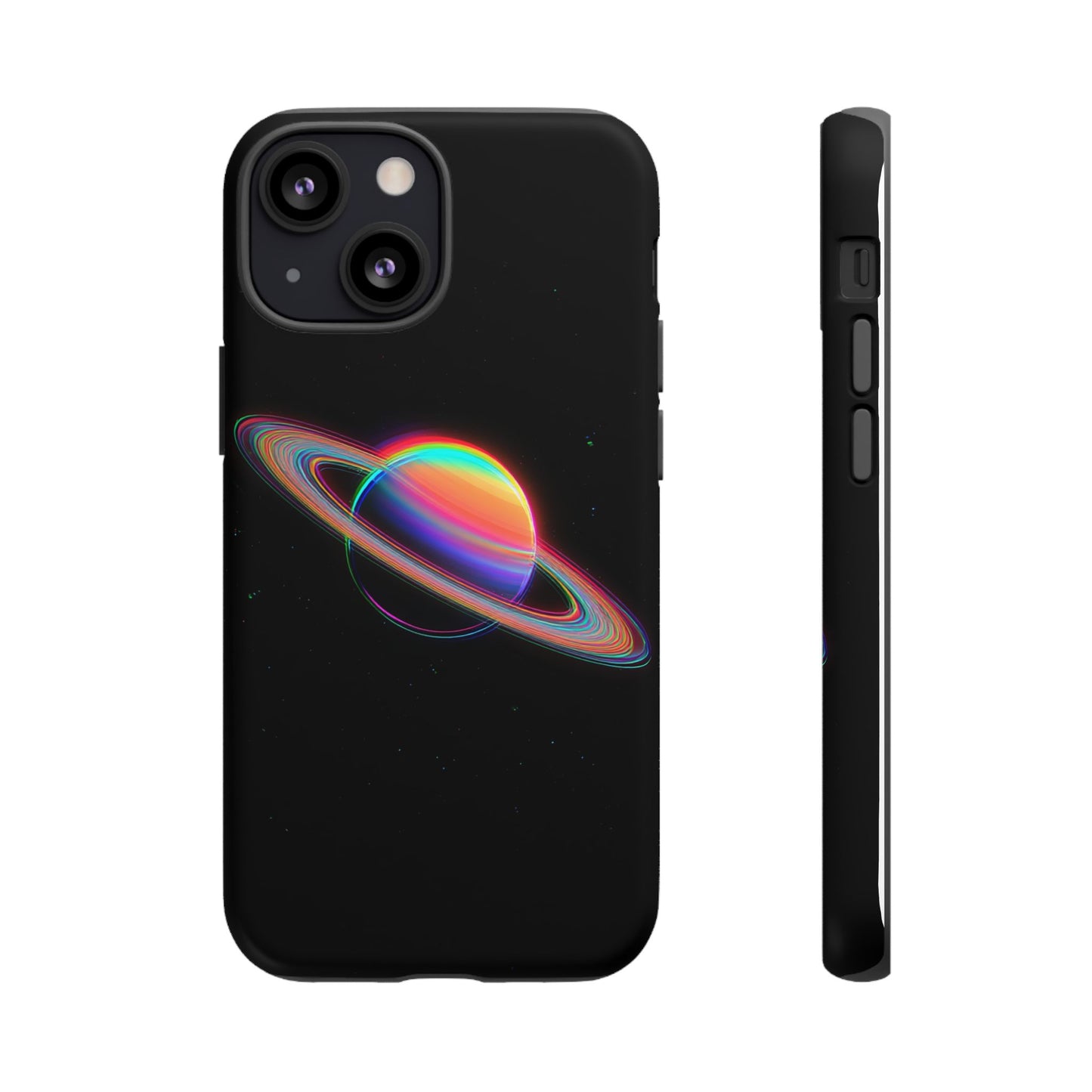 Glitched Saturn – (iPhone X - iPhone 17 Pro Max) [TOUGH CASE]