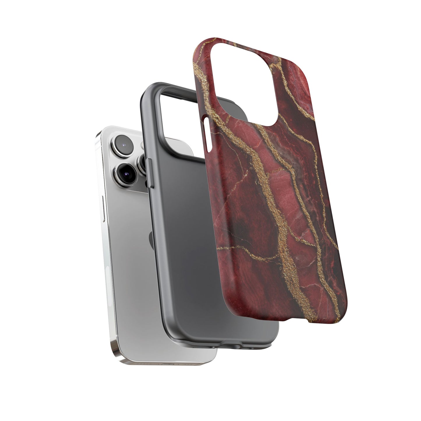 Red & Gold Marble [TOUGH CASE]