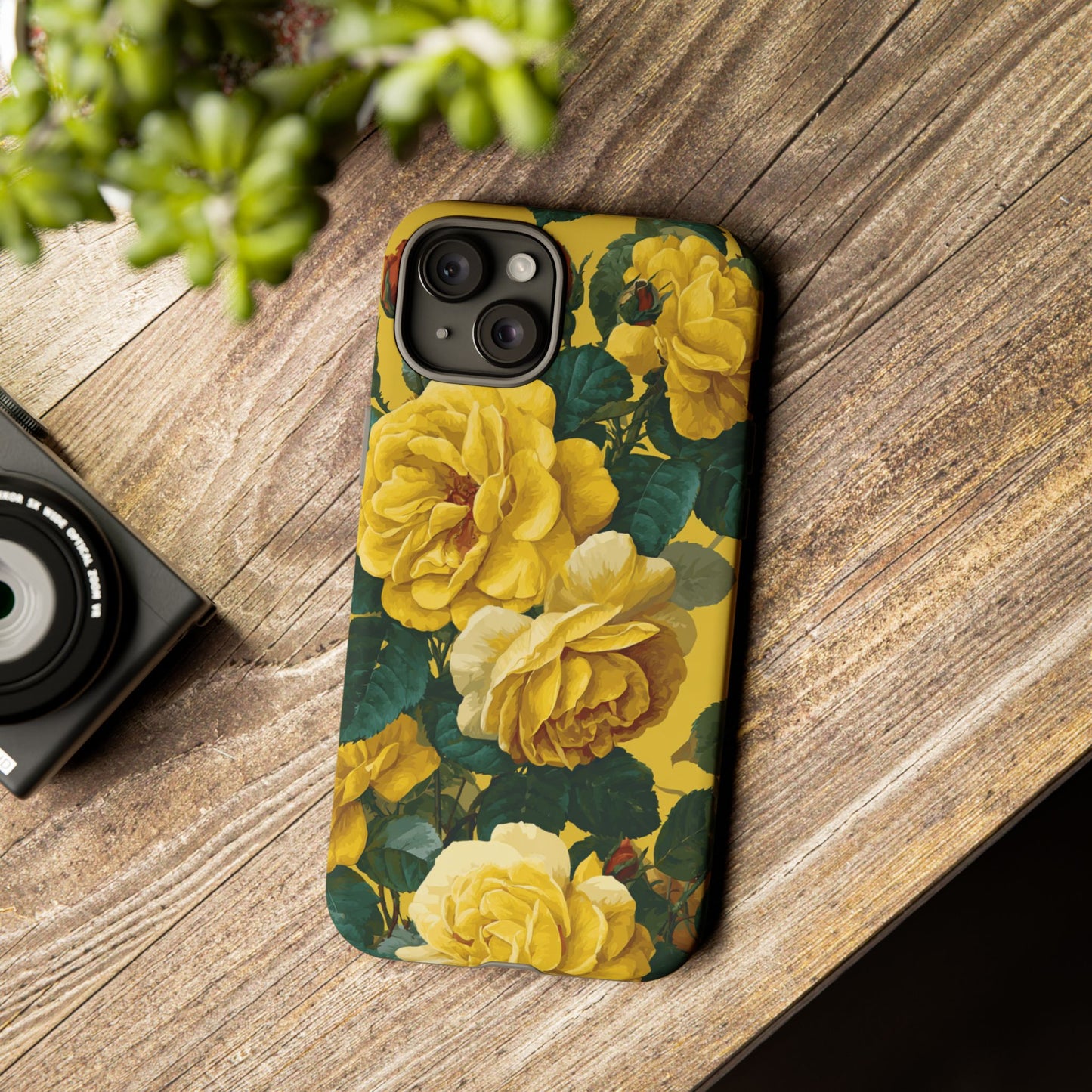 Floral Yellow Roses [TOUGH CASE]