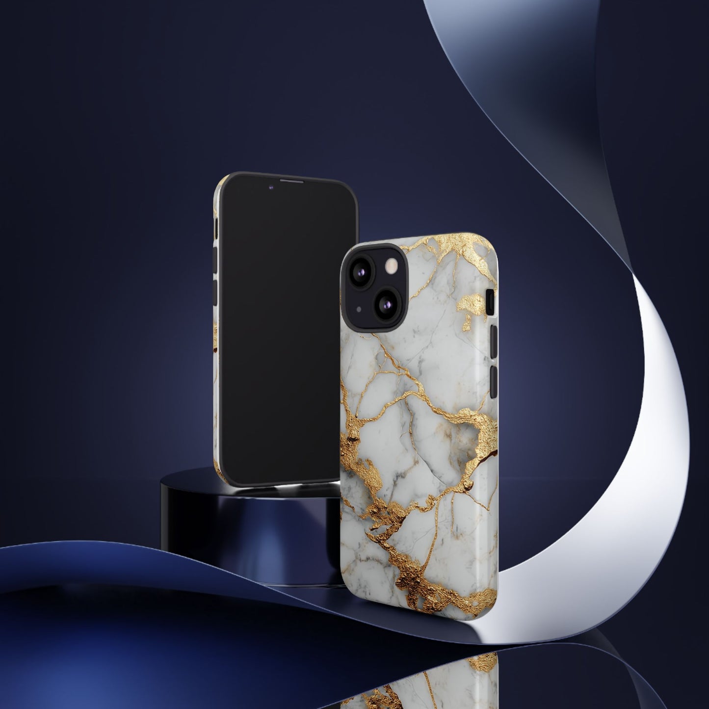 White & Gold Marble [TOUGH CASE]