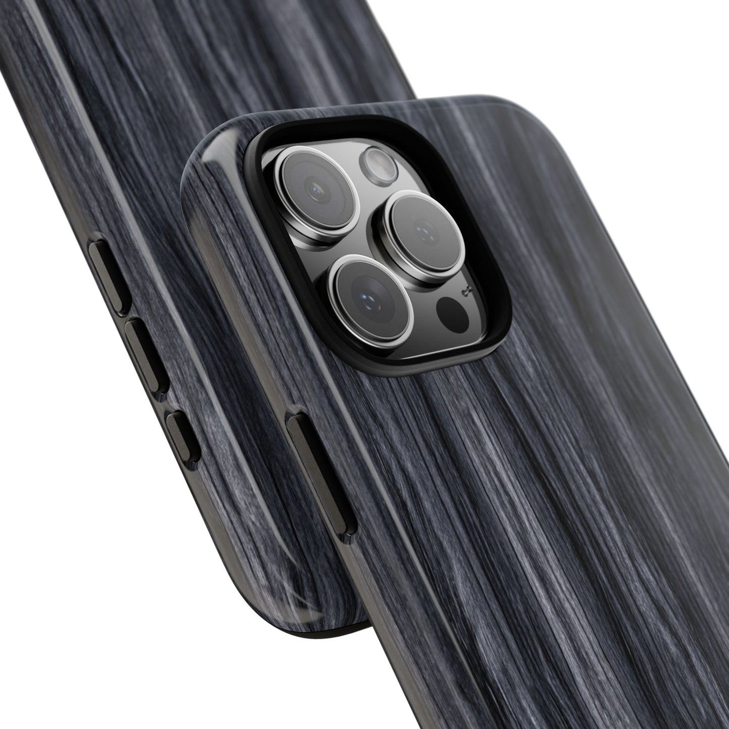 Black Wood (iPhone X - iPhone 17 Pro Max) [TOUGH CASE]
