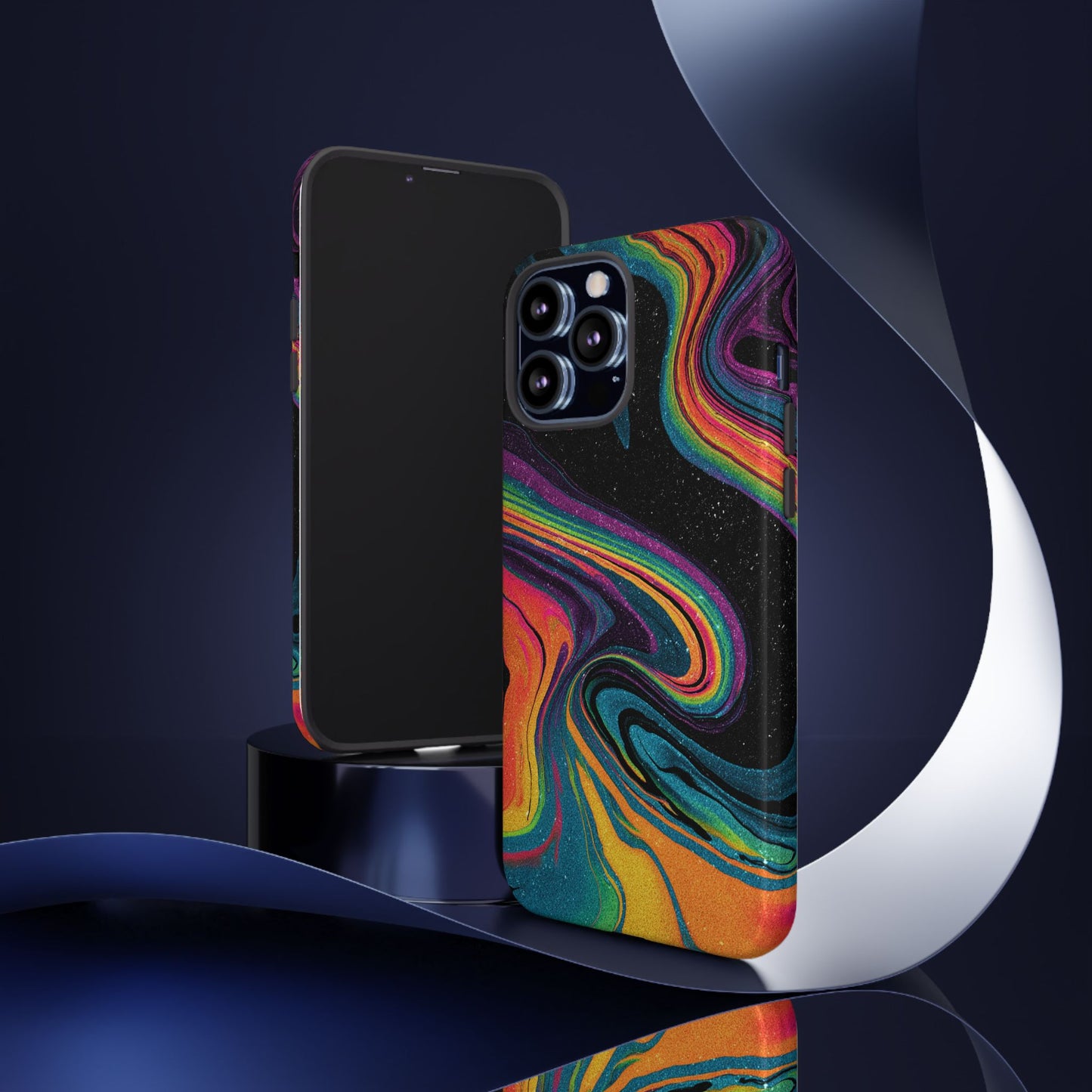 Rainbow Swirls [TOUGH CASE]