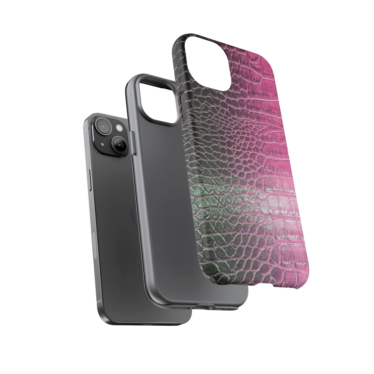 Purple Crocodile Leather [TOUGH CASE]