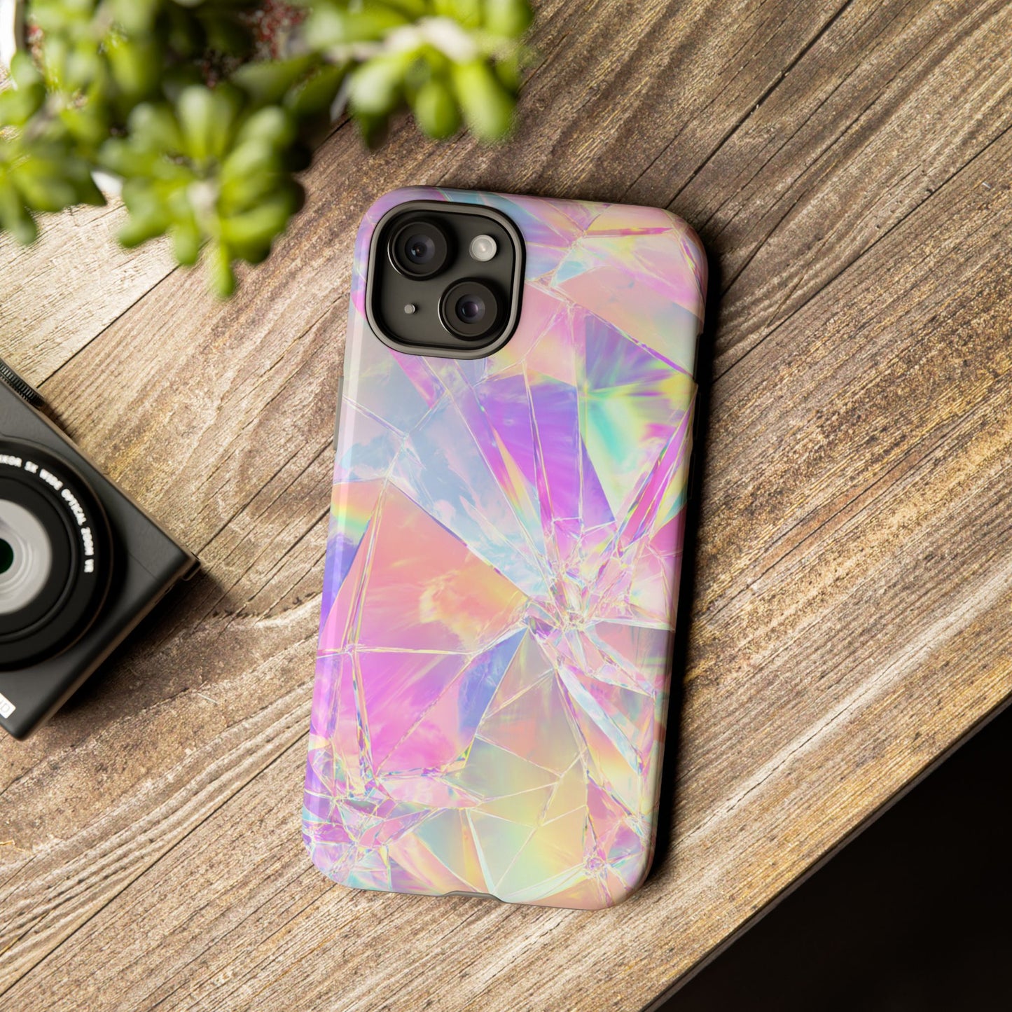 Iridescent Shards Phone Case (iPhone X - iPhone 17 Pro Max) [TOUGH CASE]
