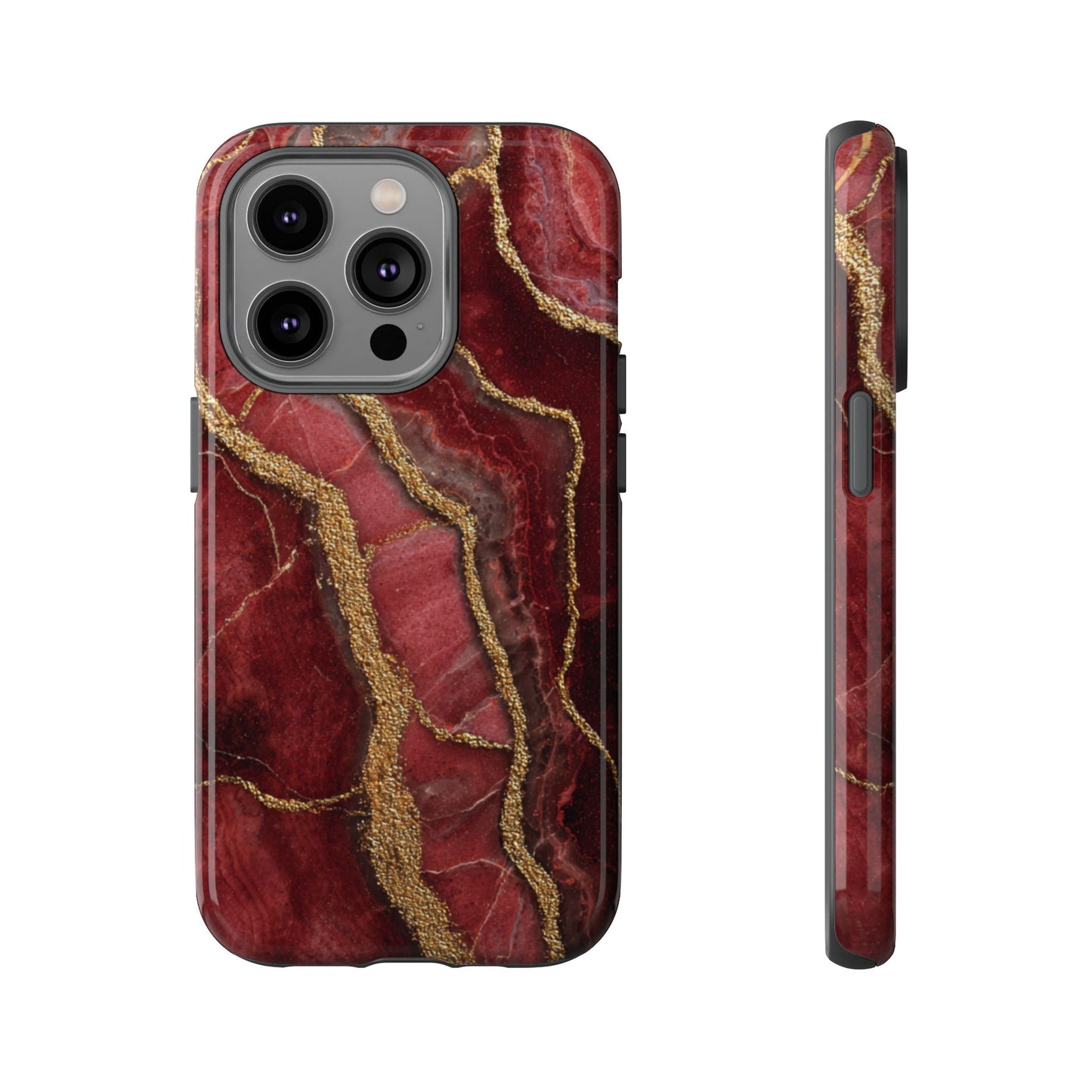 Red & Gold Marble [TOUGH CASE]