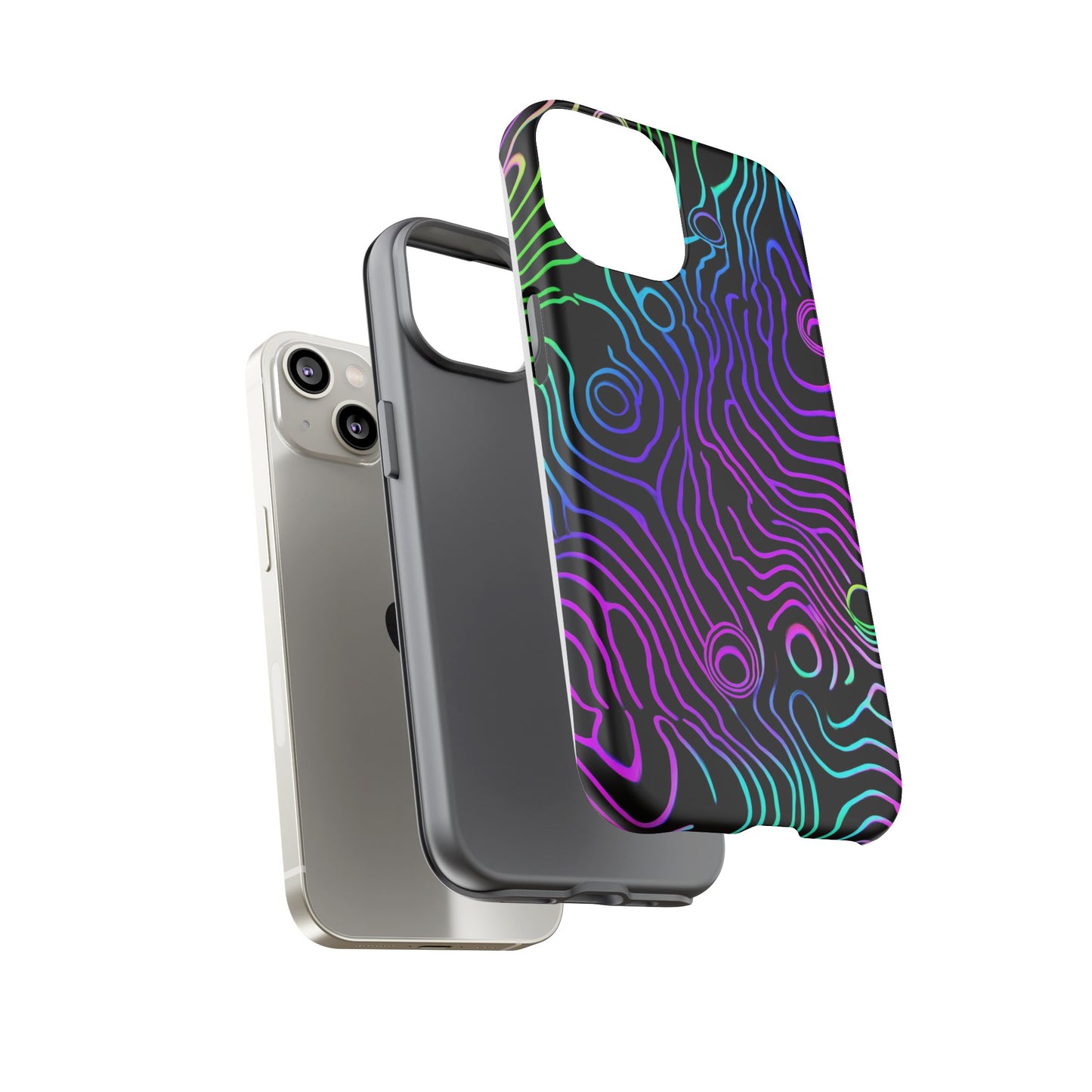 Topographic (iPhone X - iPhone 17 Pro Max) [TOUGH CASE]