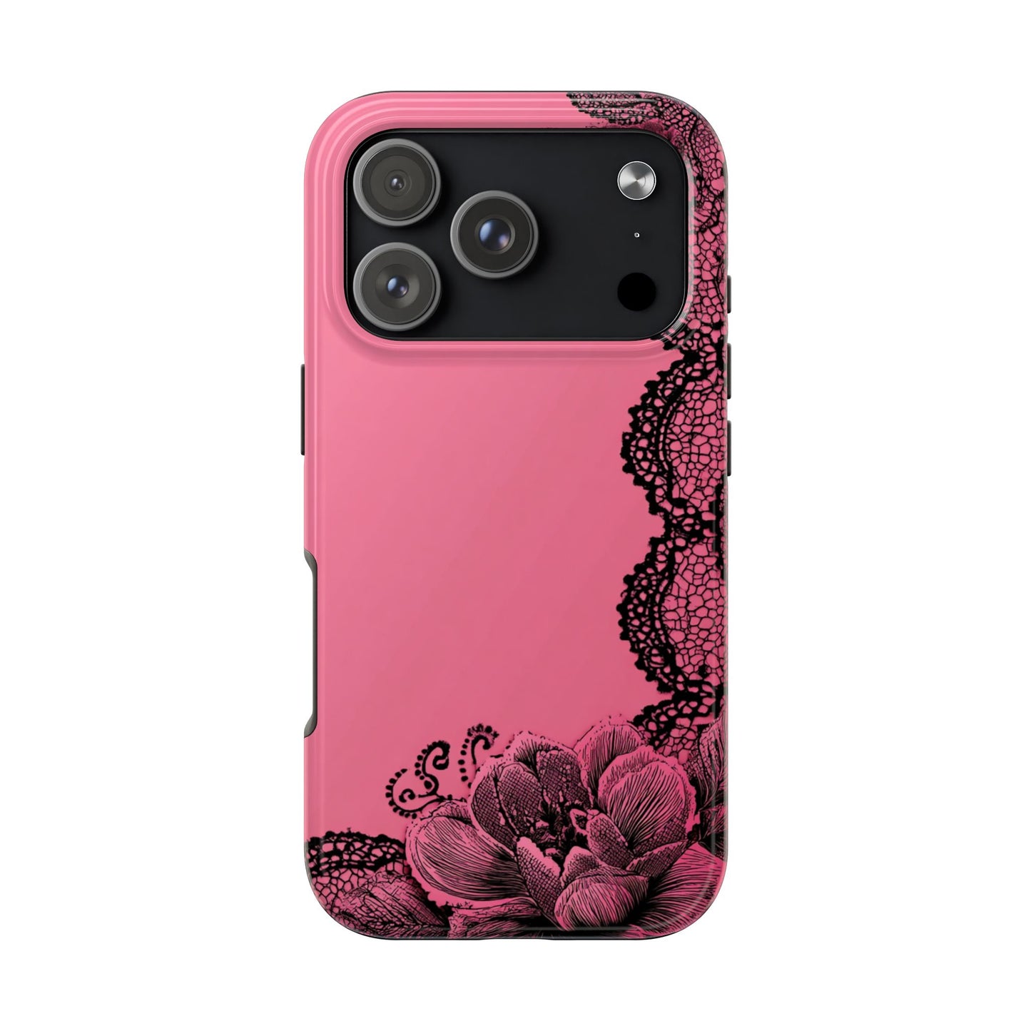 Pink Floral Lace
