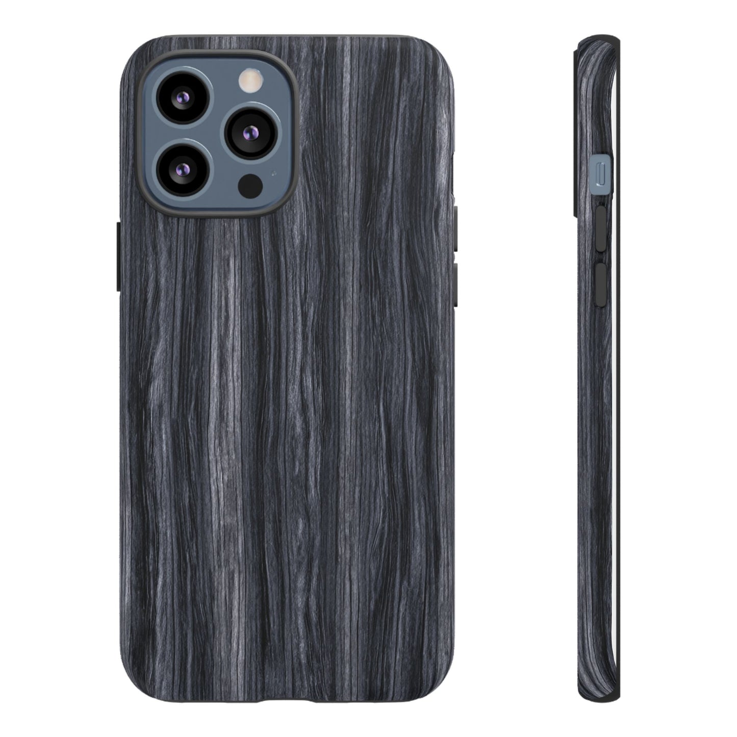 Black Wood (iPhone X - iPhone 17 Pro Max) [TOUGH CASE]
