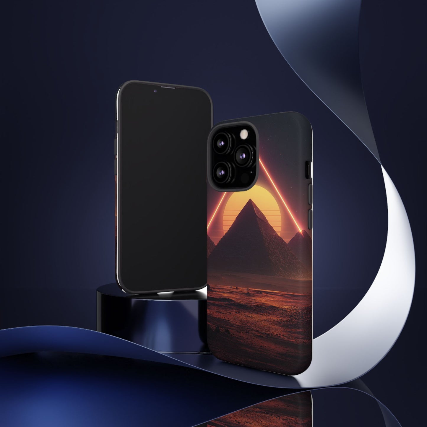 Retro Pyramid Sunset [TOUGH CASE]