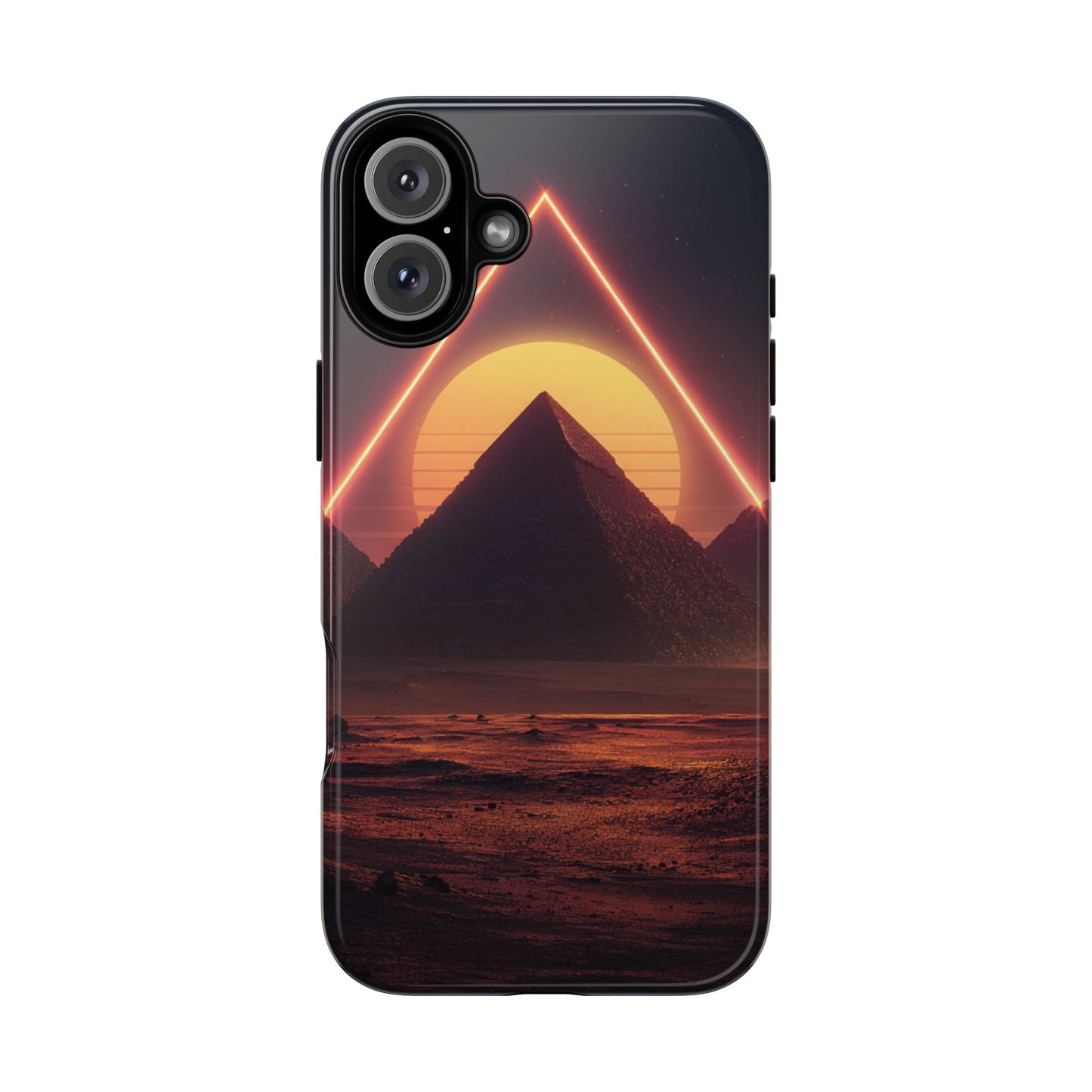 Retro Pyramid Sunset [TOUGH CASE]