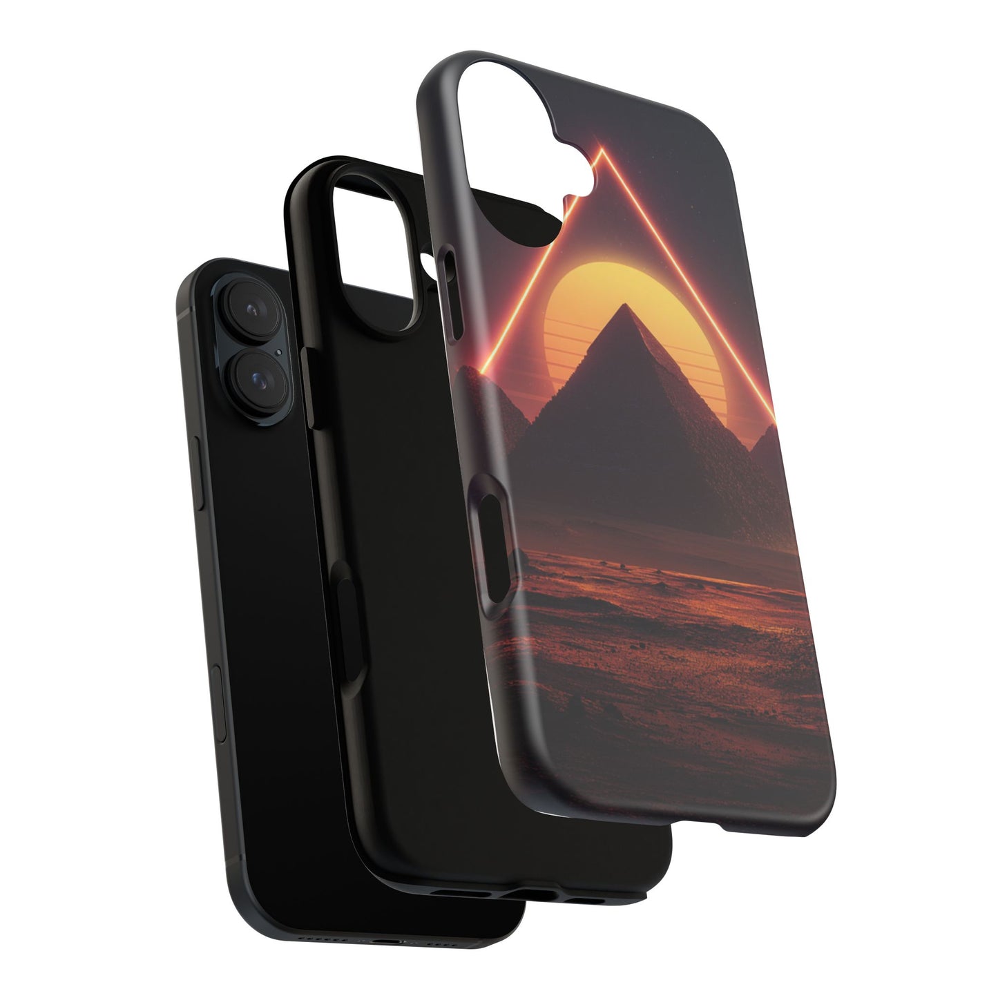 Retro Pyramid Sunset [TOUGH CASE]