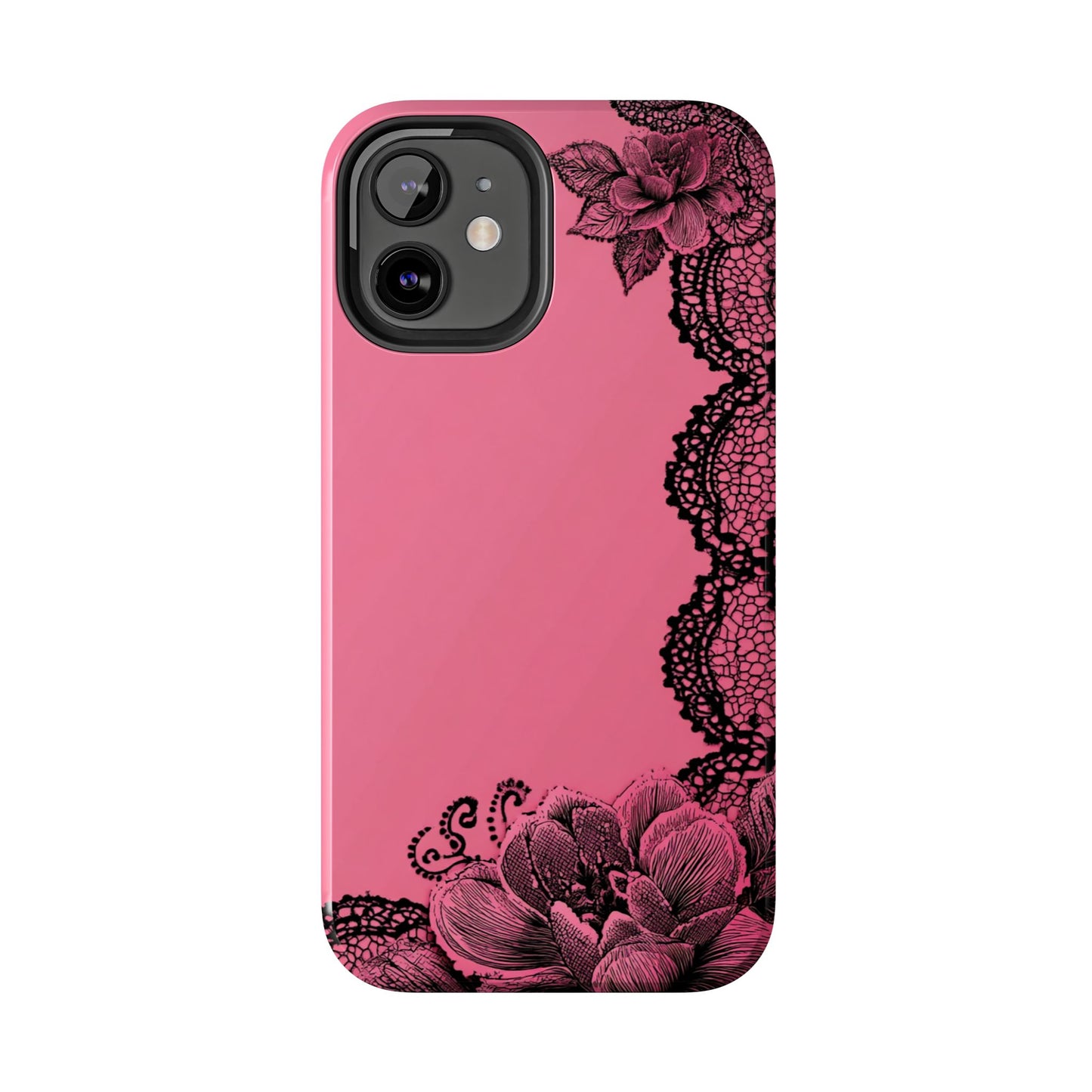Pink Floral Lace