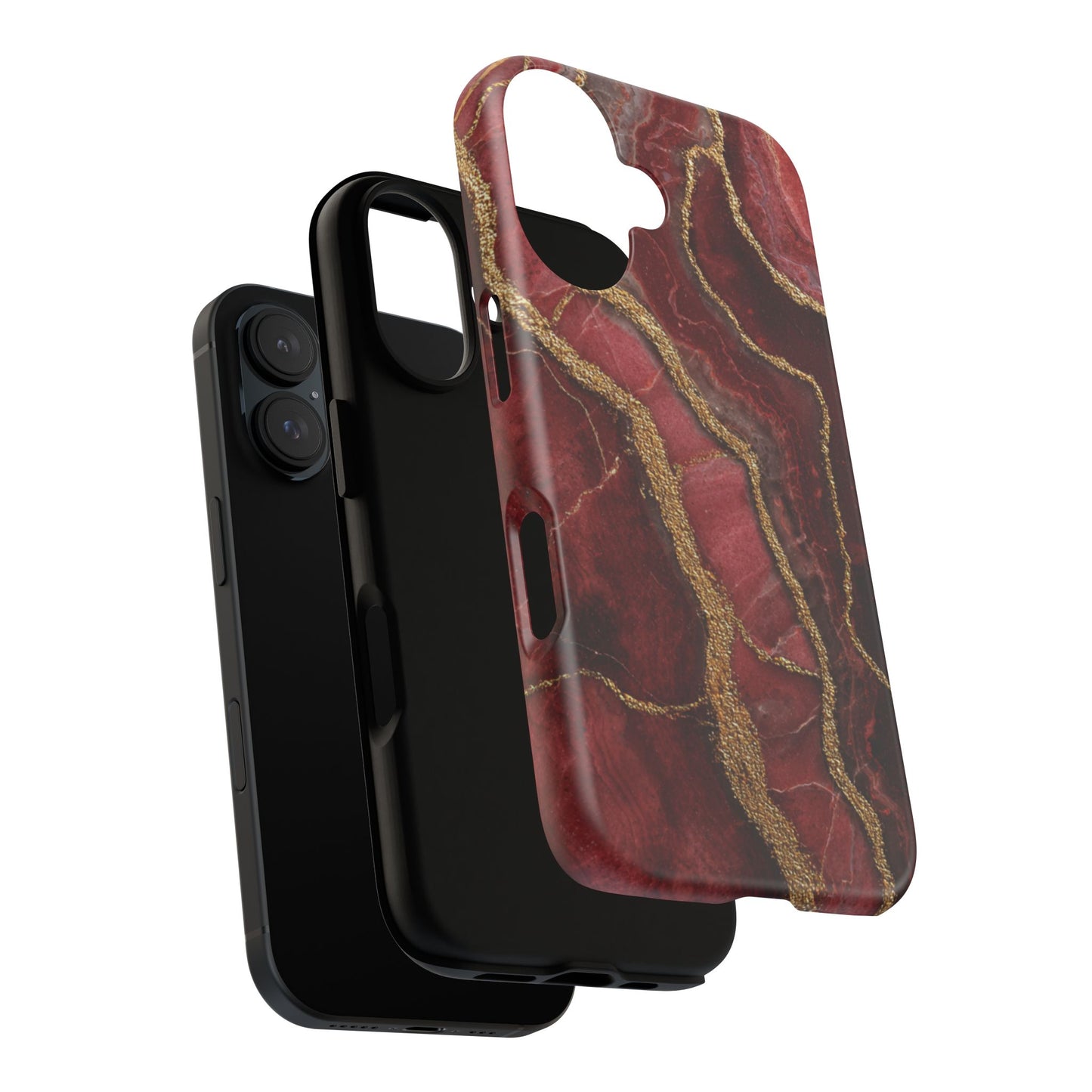 Red & Gold Marble [TOUGH CASE]