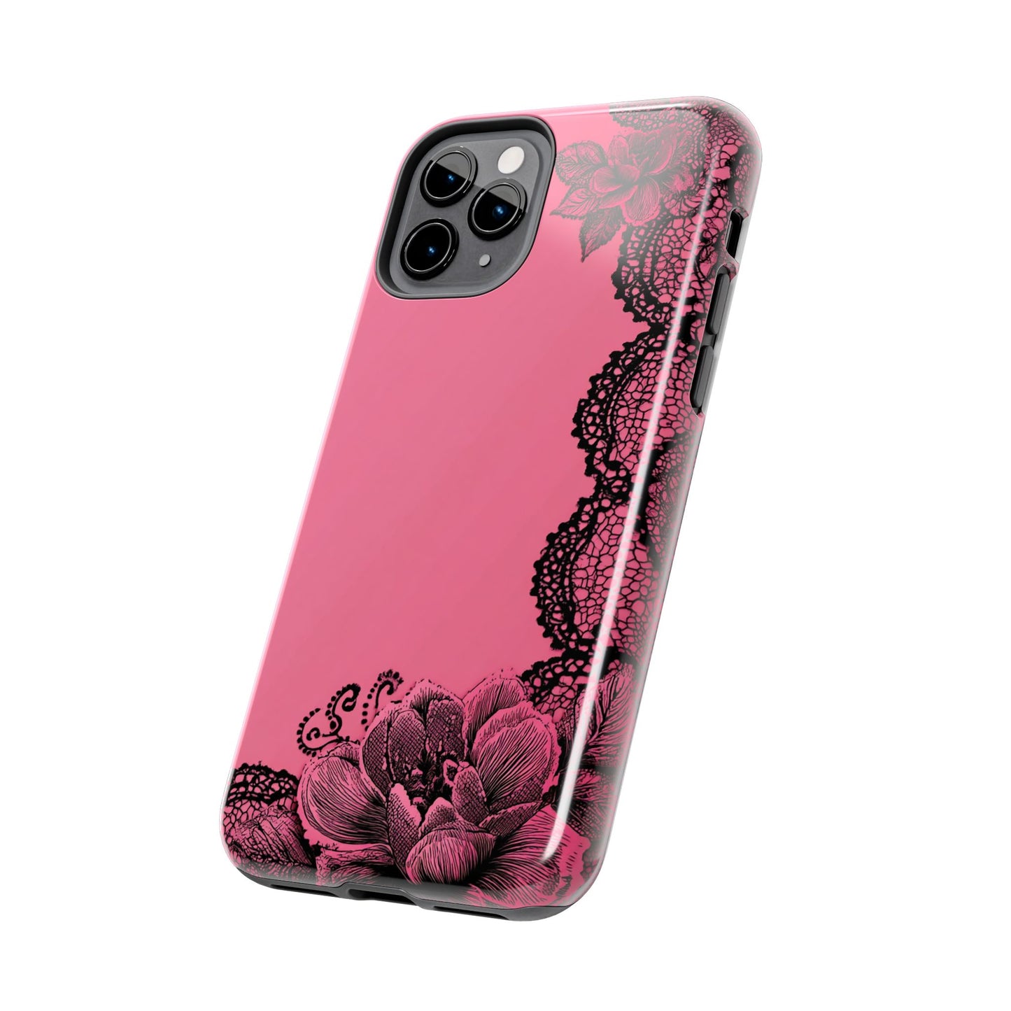 Pink Floral Lace