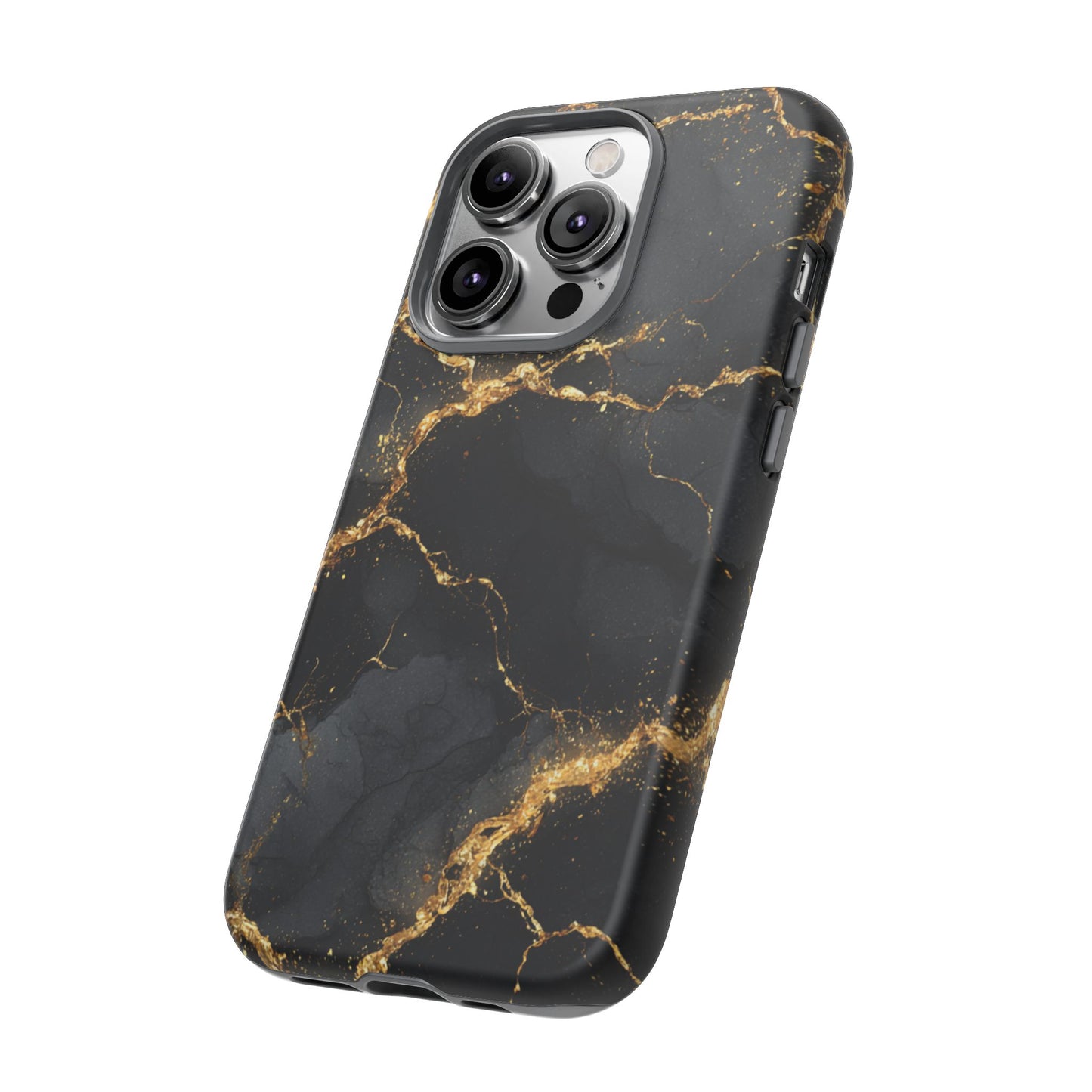 Black & Gold Marble [TOUGH CASE]