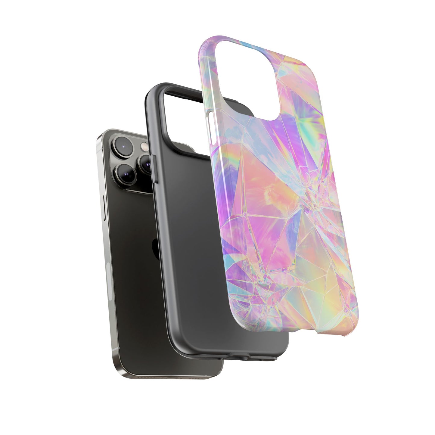 Iridescent Shards Phone Case (iPhone X - iPhone 17 Pro Max) [TOUGH CASE]