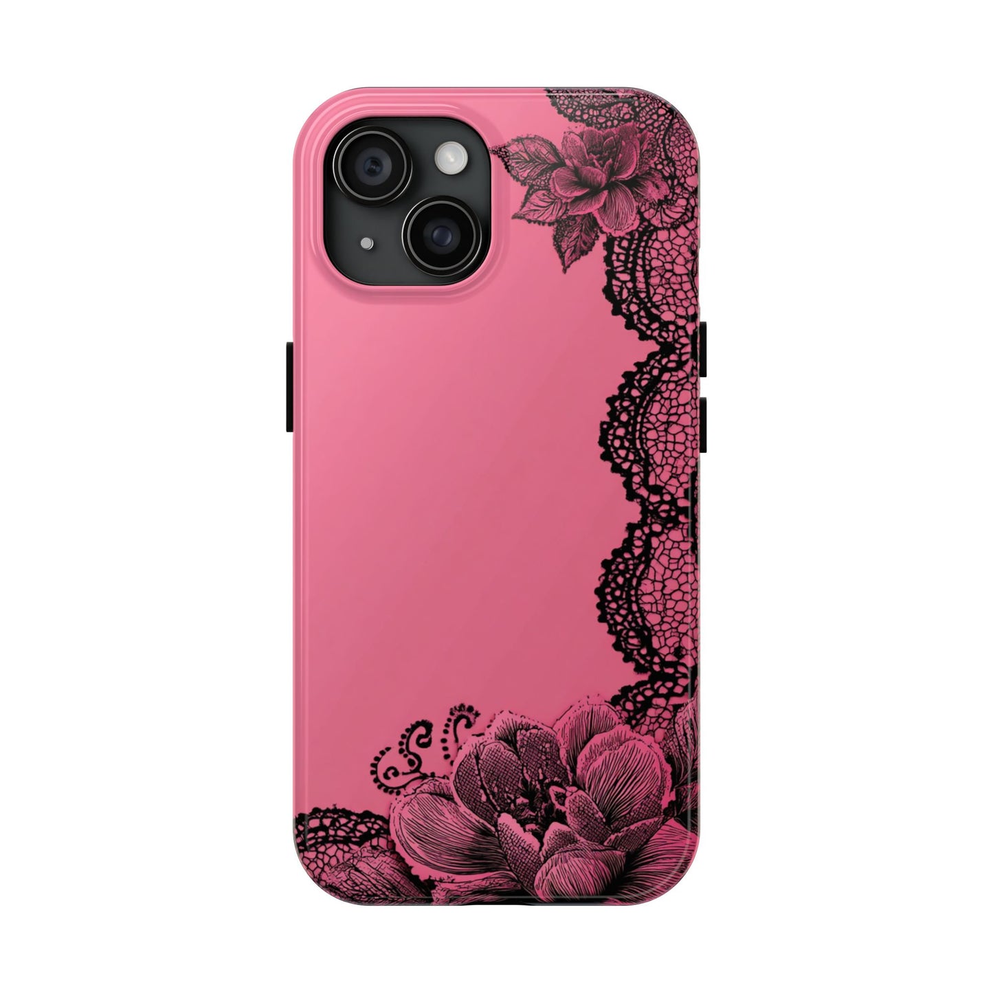 Pink Floral Lace