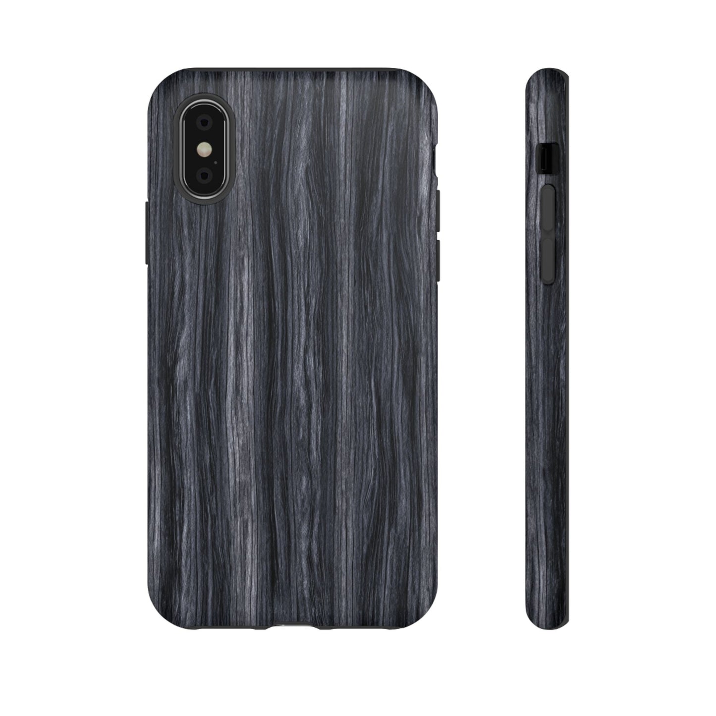 Black Wood (iPhone X - iPhone 17 Pro Max) [TOUGH CASE]