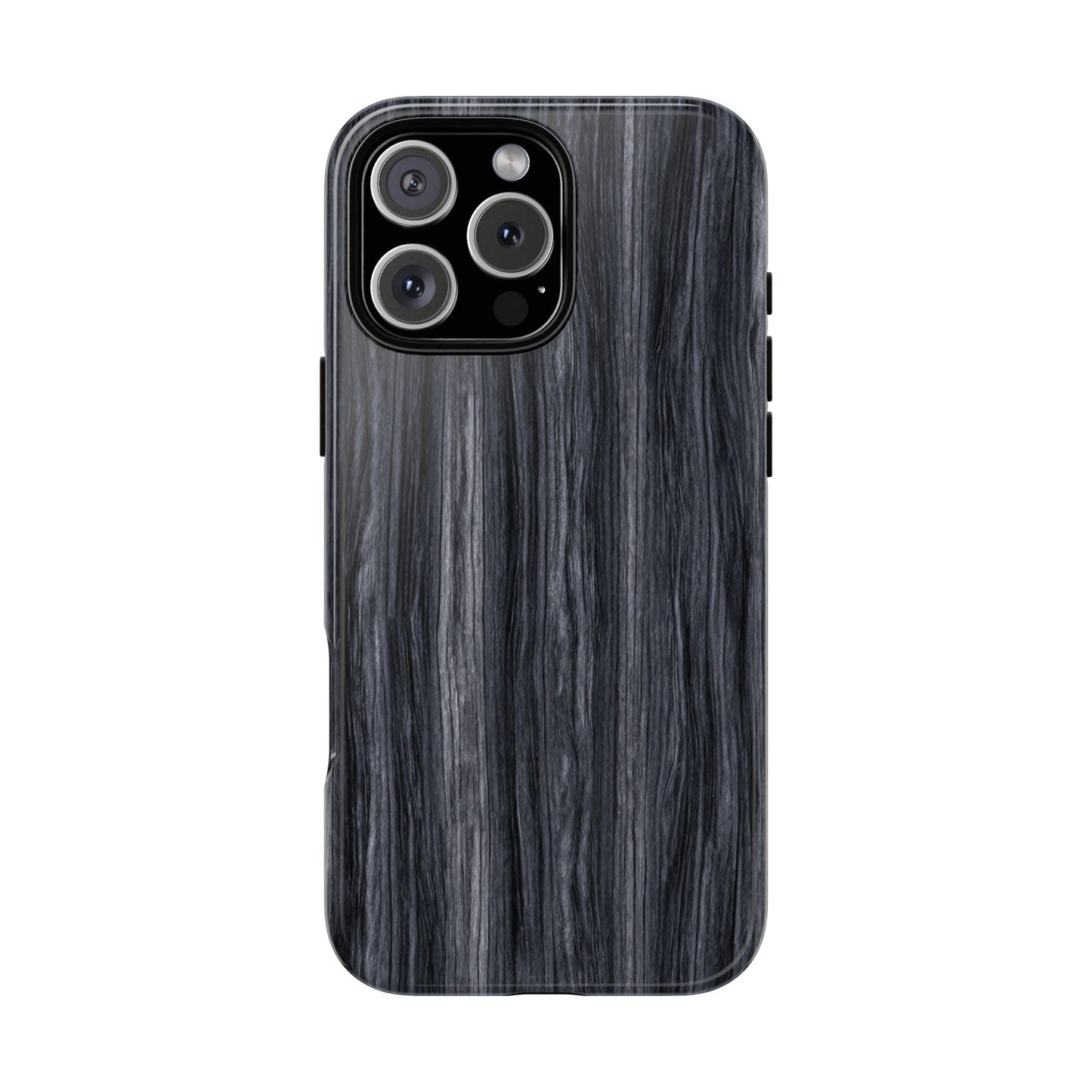 Black Wood (iPhone X - iPhone 17 Pro Max) [TOUGH CASE]