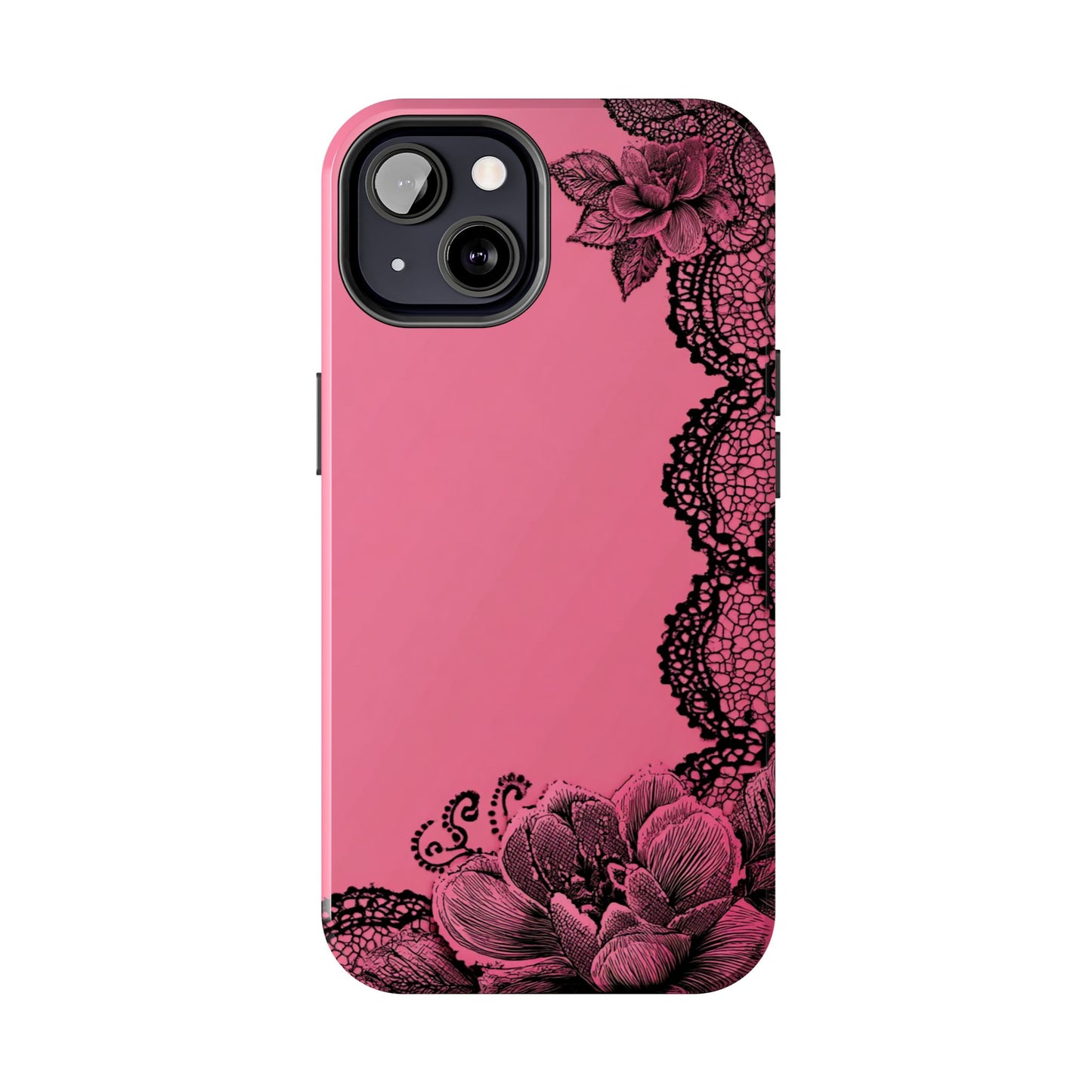 Pink Floral Lace