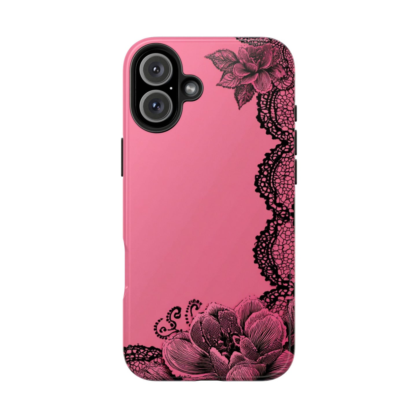 Pink Floral Lace
