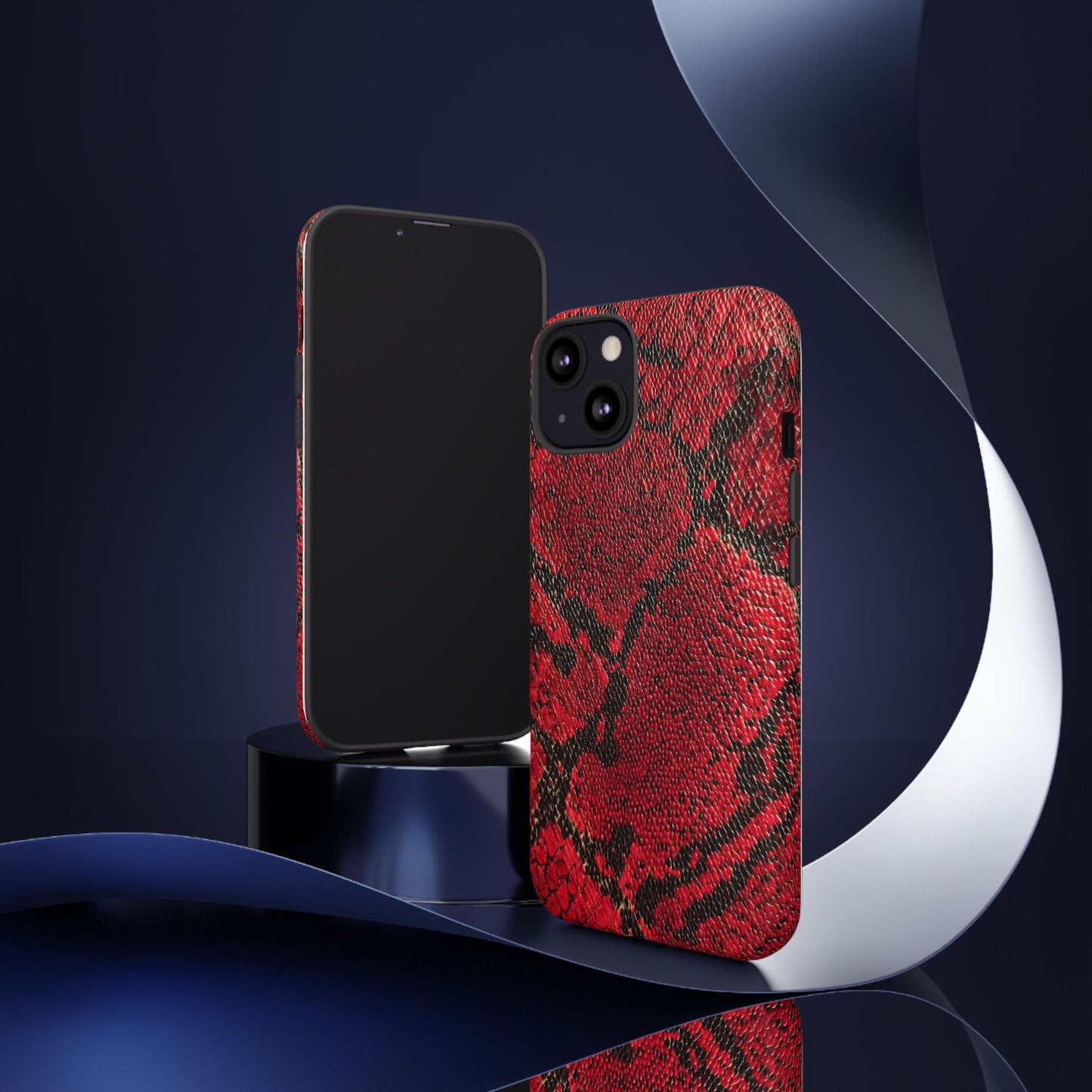 Red Snake Skin [TOUGH CASE]