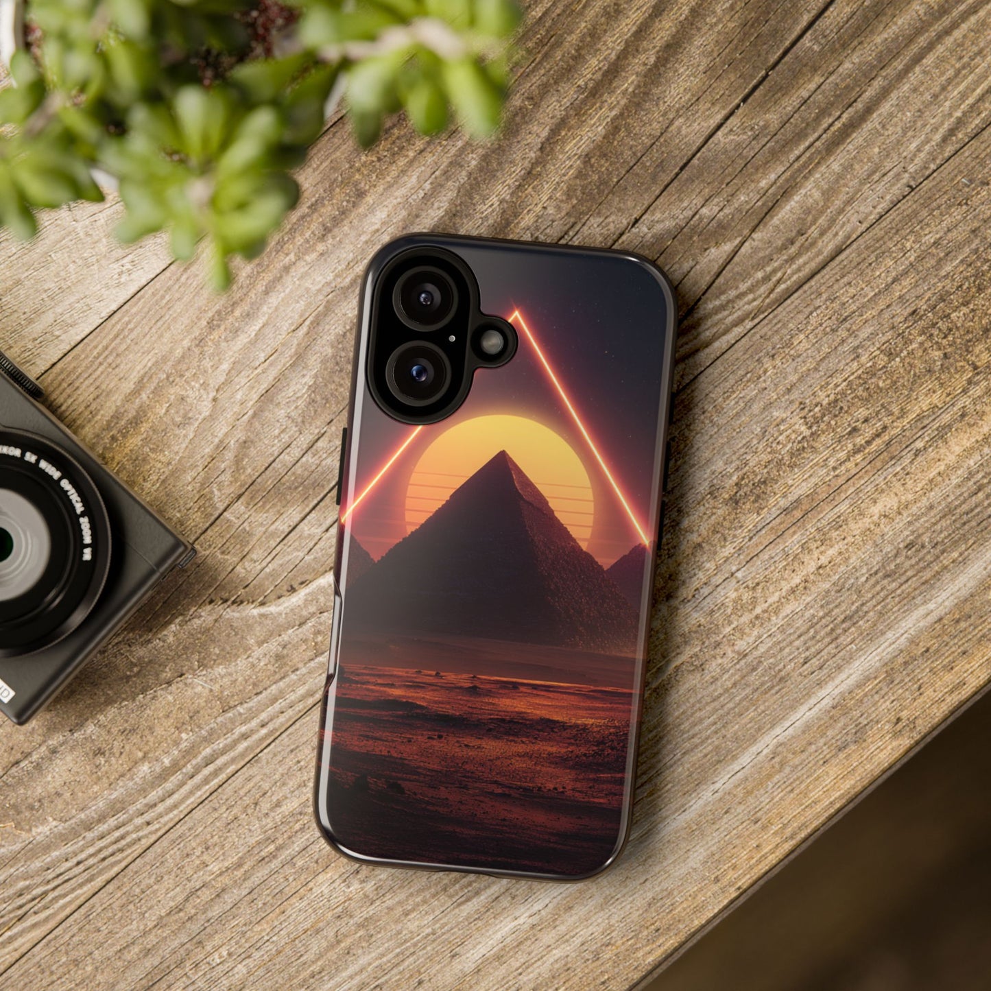 Retro Pyramid Sunset [TOUGH CASE]