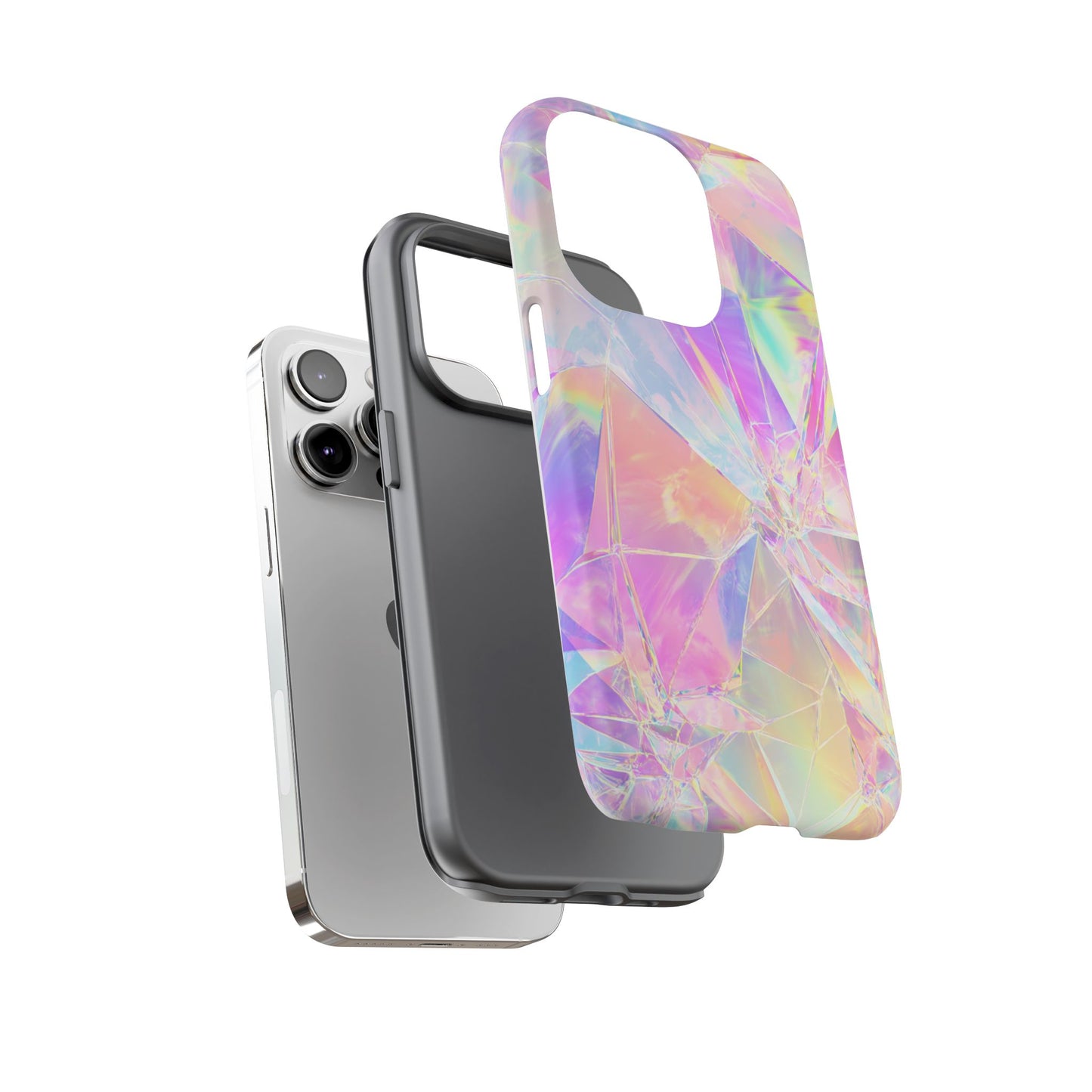 Iridescent Shards Phone Case (iPhone X - iPhone 17 Pro Max) [TOUGH CASE]