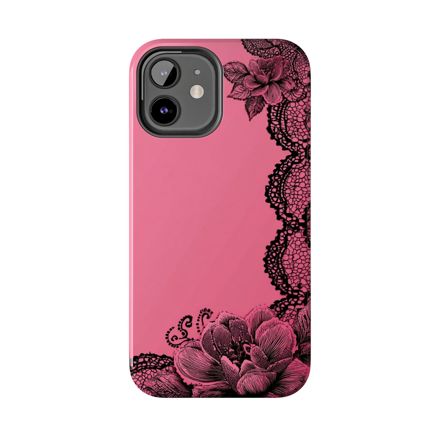 Pink Floral Lace