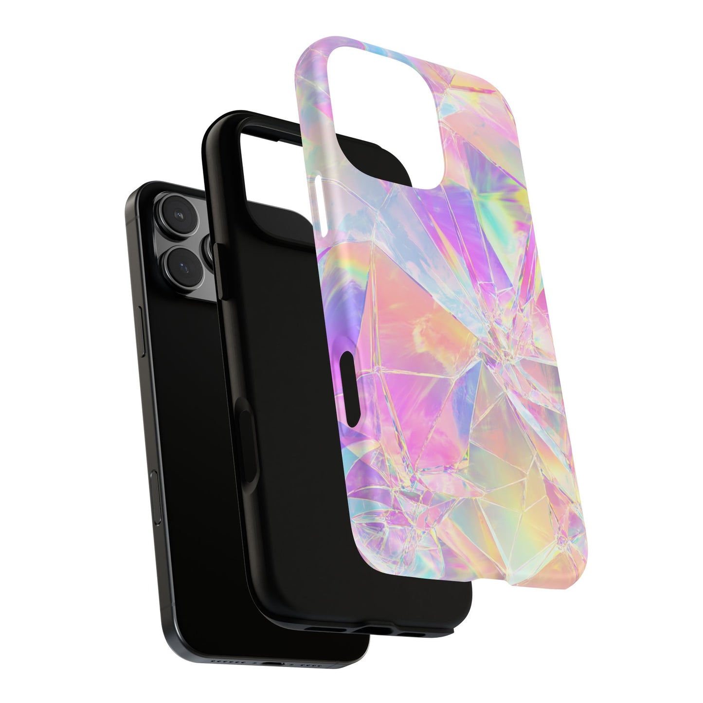 Iridescent Shards Phone Case (iPhone X - iPhone 17 Pro Max) [TOUGH CASE]