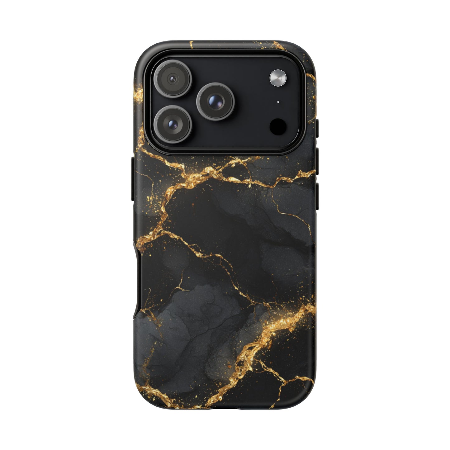Black & Gold Marble [TOUGH CASE]