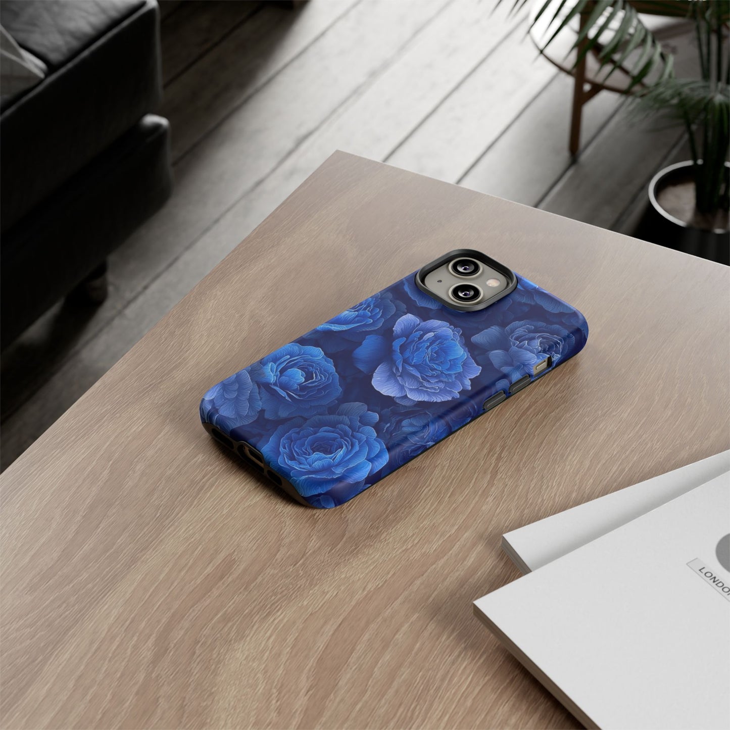 Floral Blue Roses [TOUGH CASE]