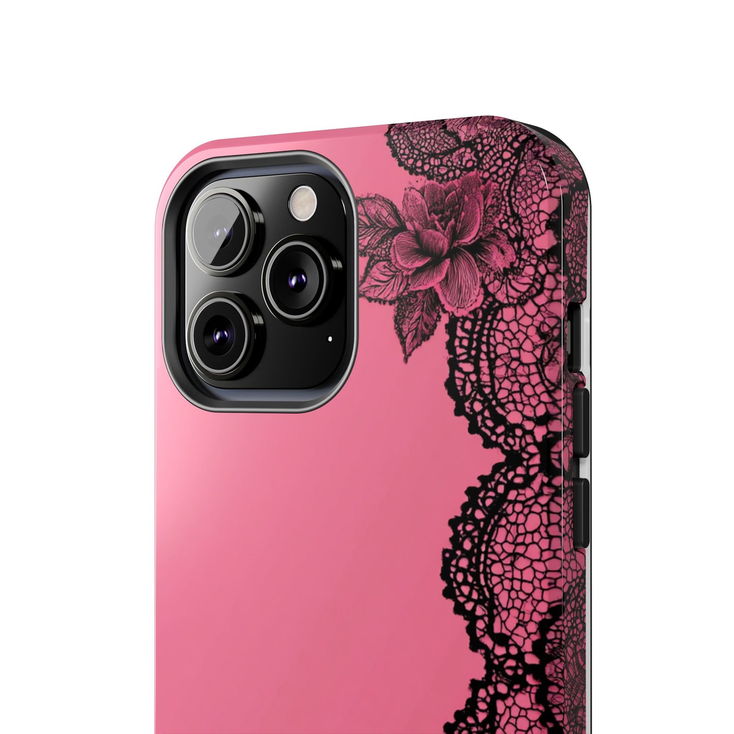 Pink Floral Lace