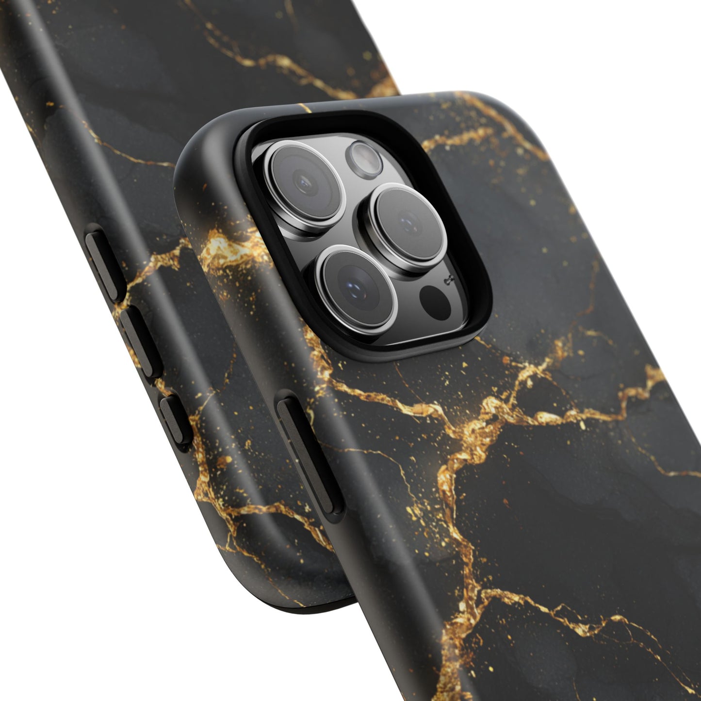 Black & Gold Marble [TOUGH CASE]