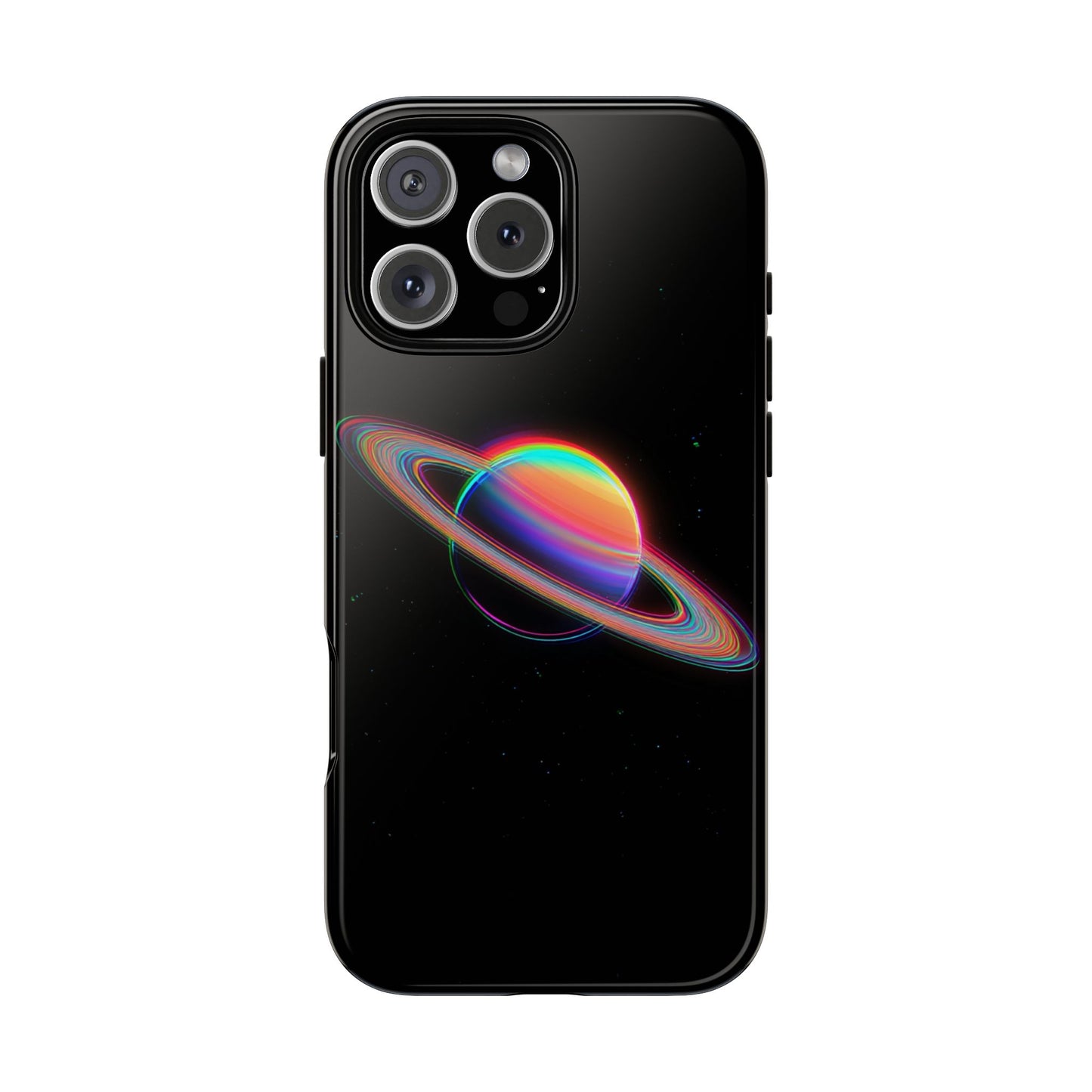 Glitched Saturn – (iPhone X - iPhone 17 Pro Max) [TOUGH CASE]