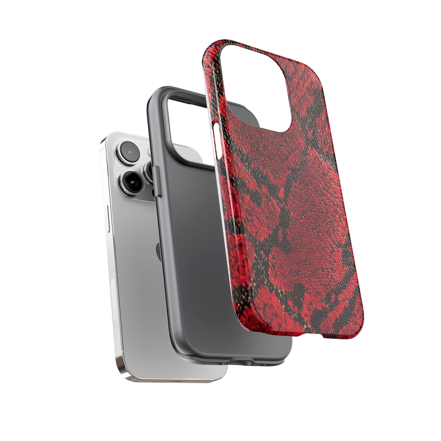 Red Snake Skin [TOUGH CASE]