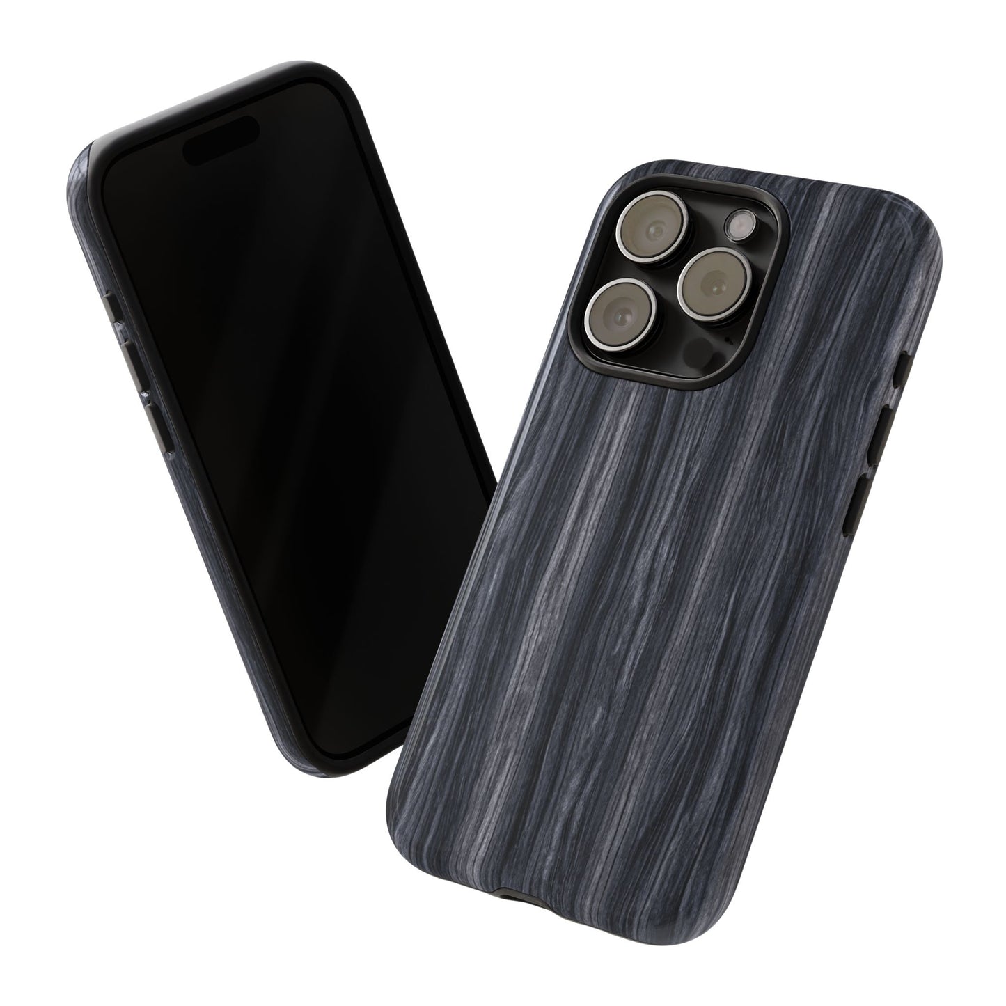 Black Wood (iPhone X - iPhone 17 Pro Max) [TOUGH CASE]
