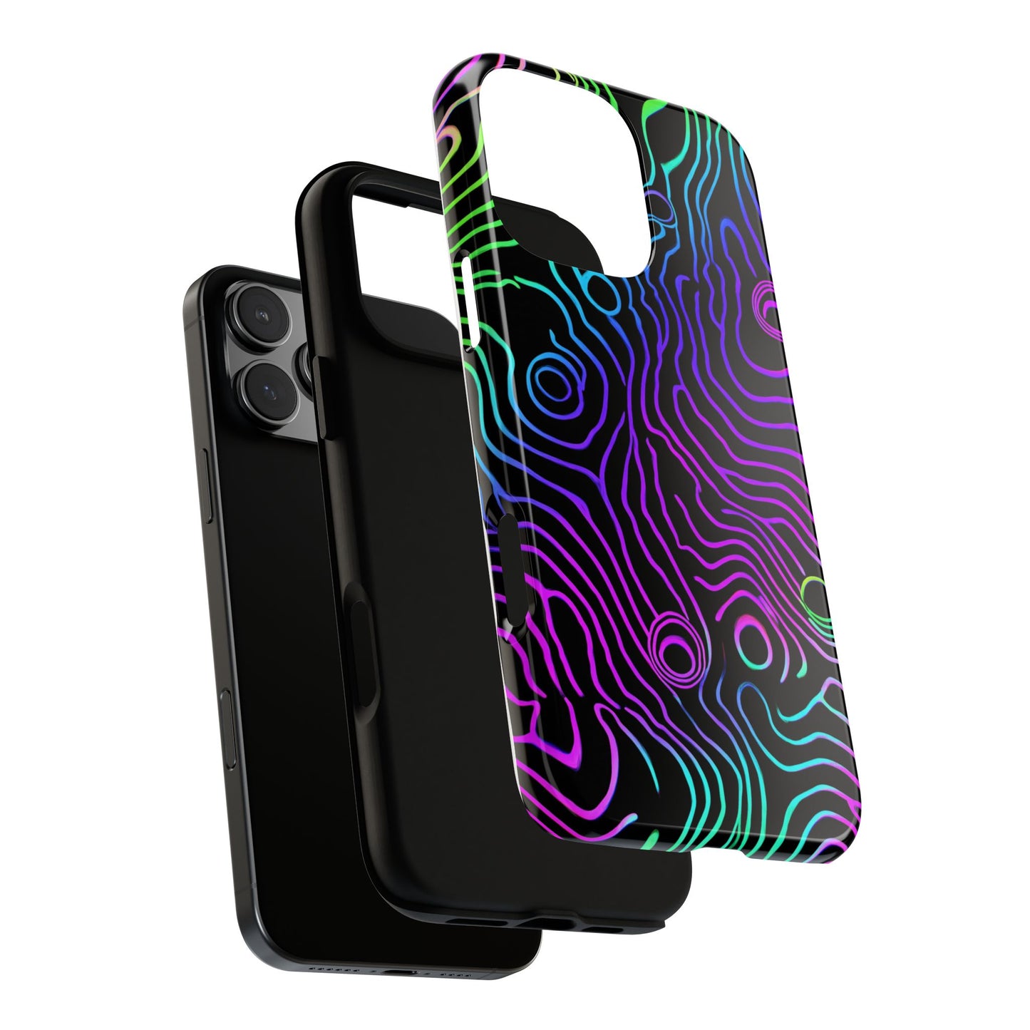 Topographic (iPhone X - iPhone 17 Pro Max) [TOUGH CASE]