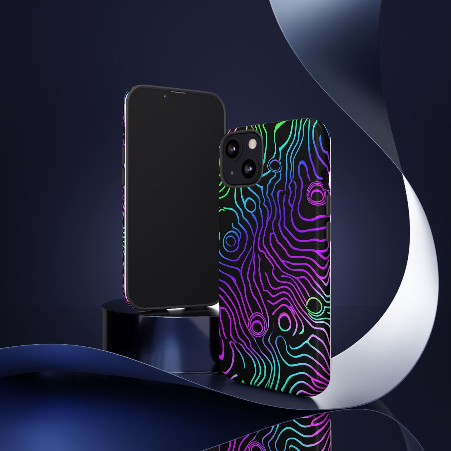 Topographic (iPhone X - iPhone 17 Pro Max) [TOUGH CASE]