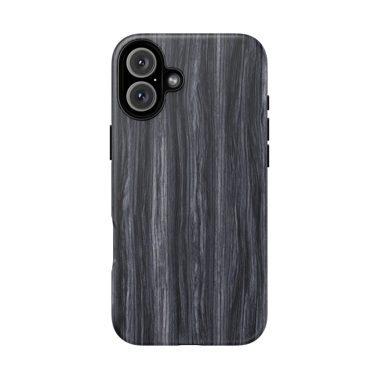 Black Wood (iPhone X - iPhone 17 Pro Max) [TOUGH CASE]