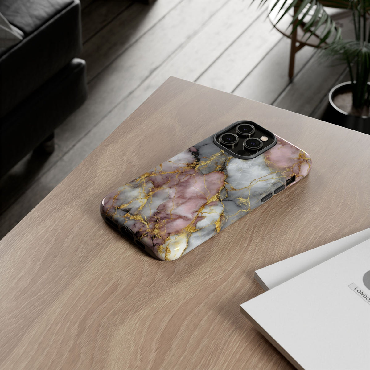 Rose & White Marble