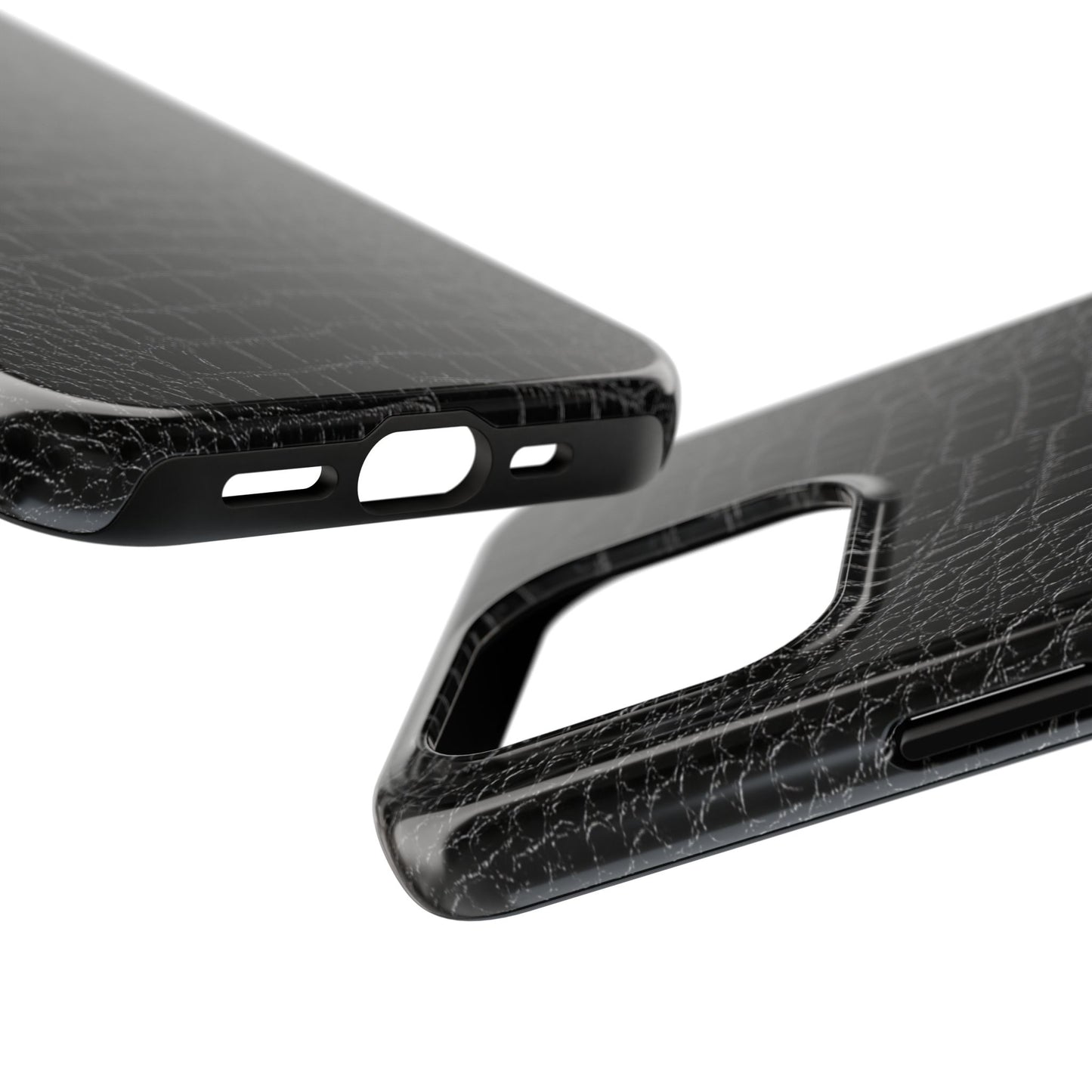 Black Crocodile Skin