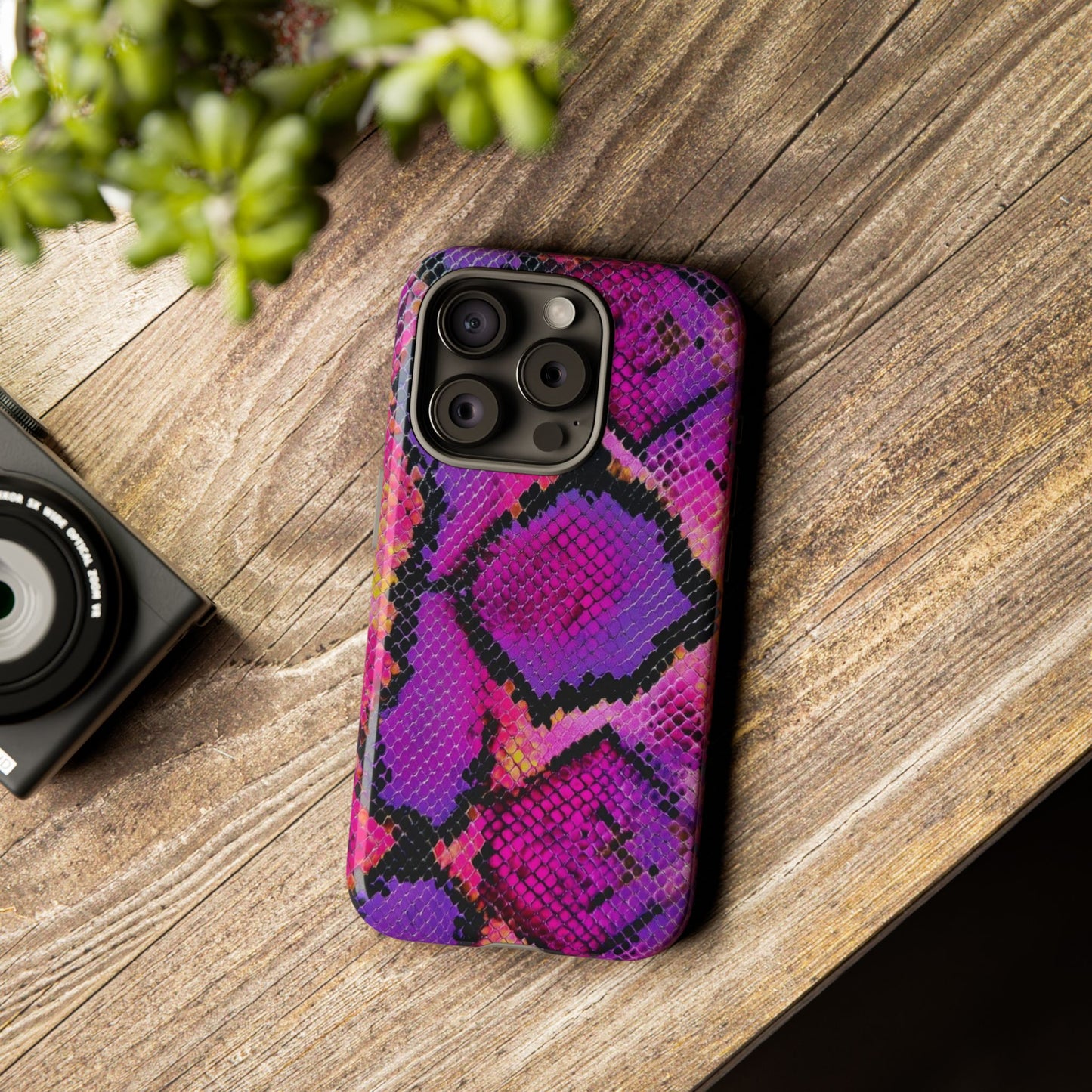 Purple Pink Snake Skin [TOUGH CASE]