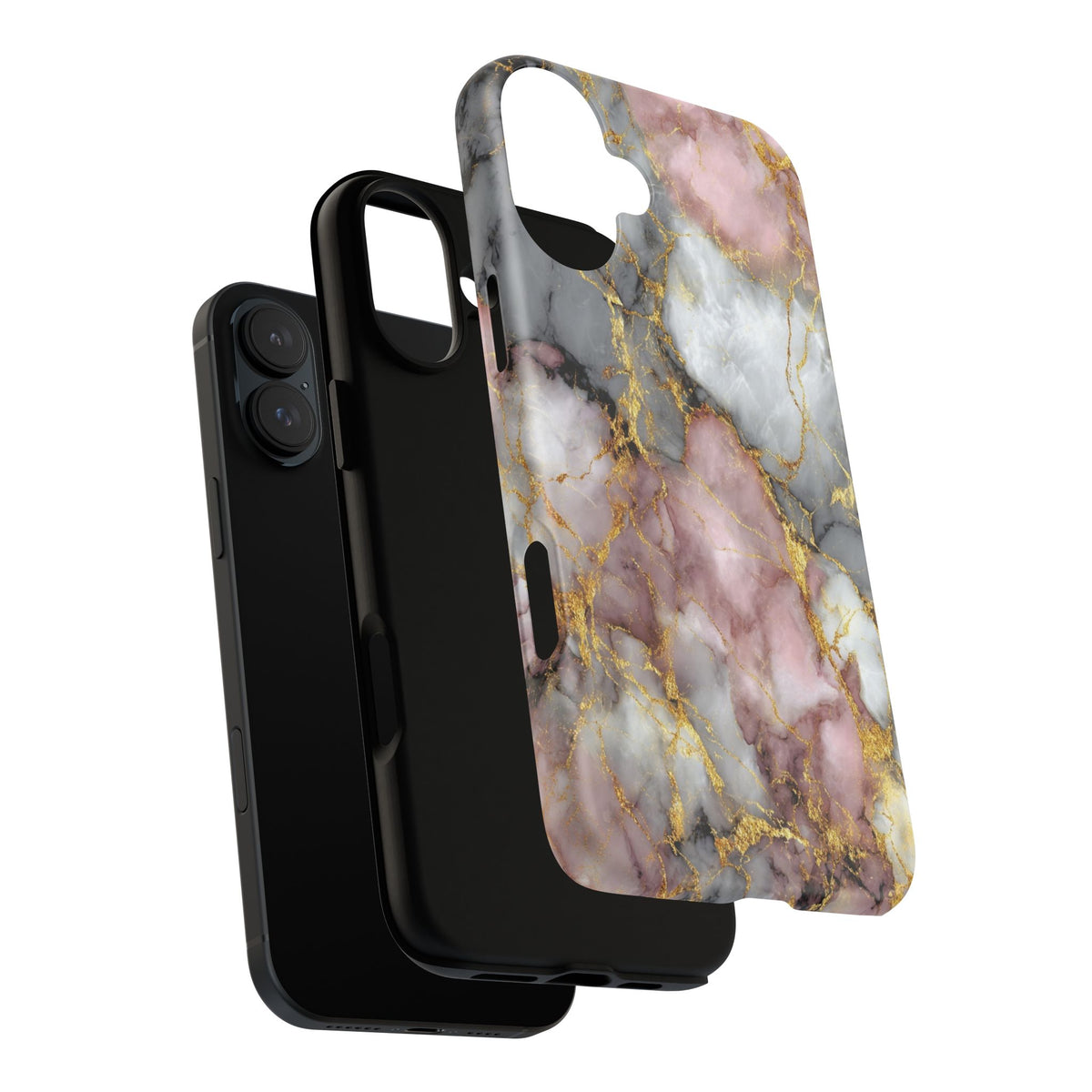 Rose & White Marble