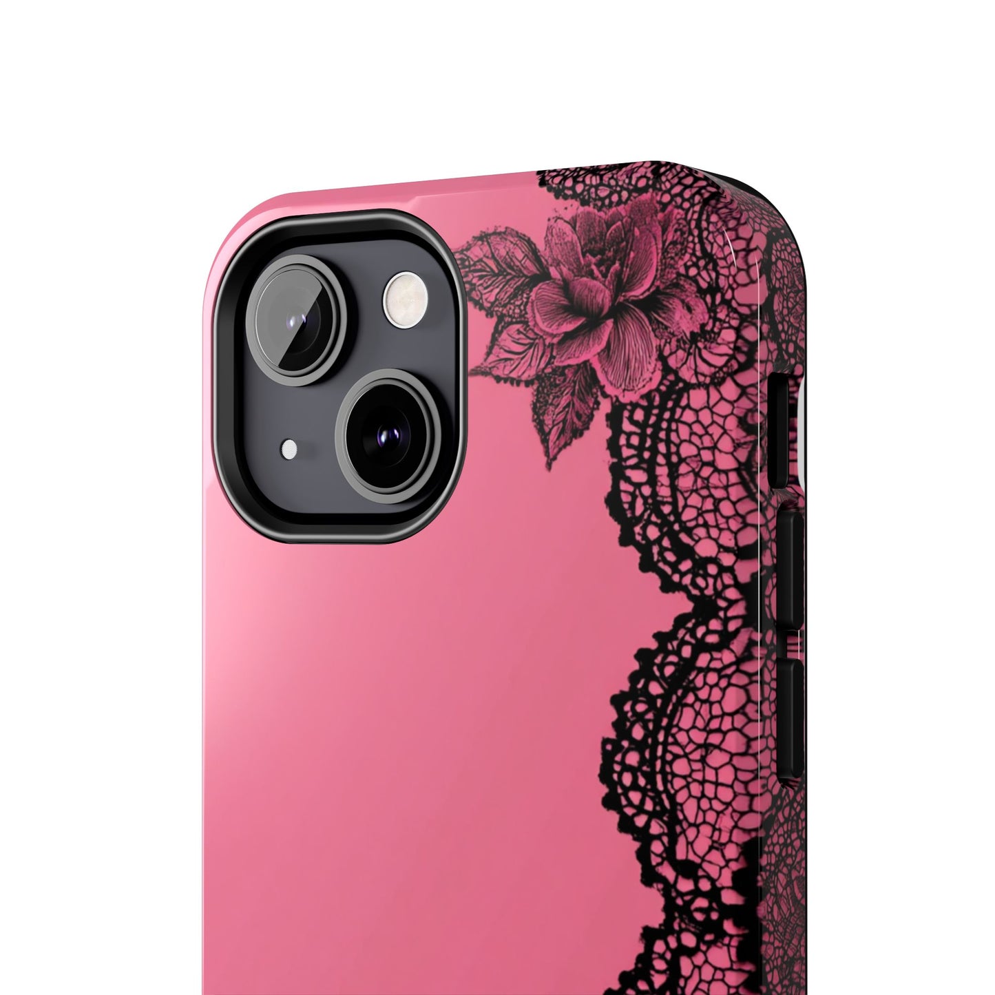 Pink Floral Lace