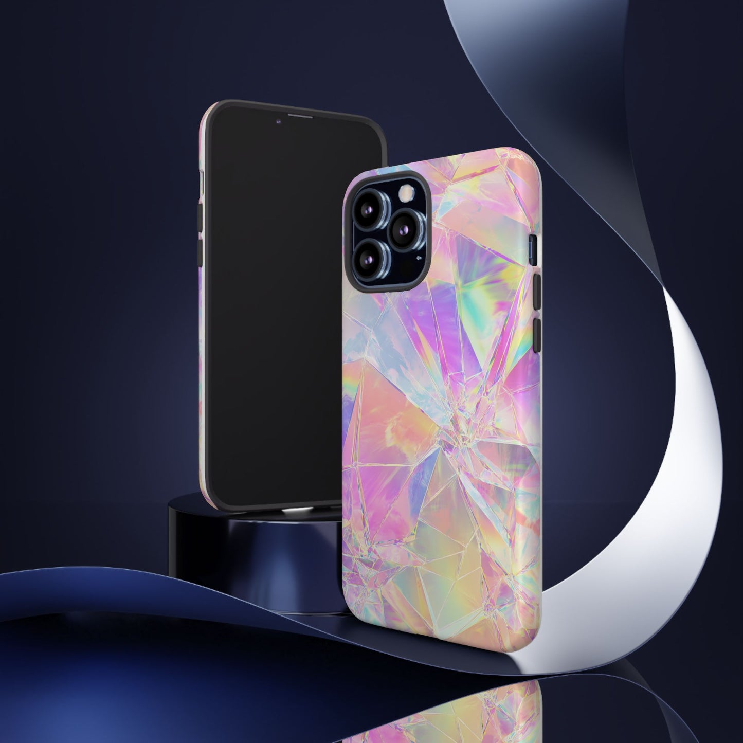 Iridescent Shards Phone Case (iPhone X - iPhone 17 Pro Max) [TOUGH CASE]