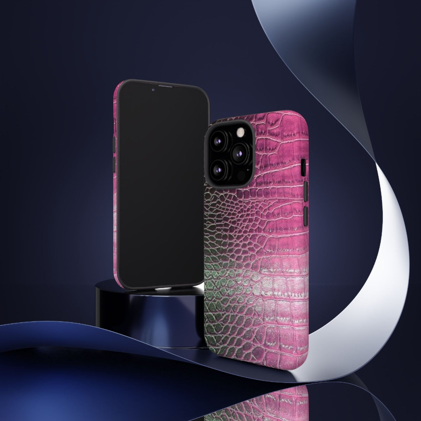 Purple Crocodile Leather [TOUGH CASE]
