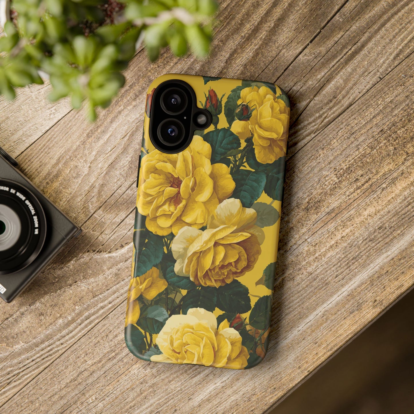 Floral Yellow Roses [TOUGH CASE]