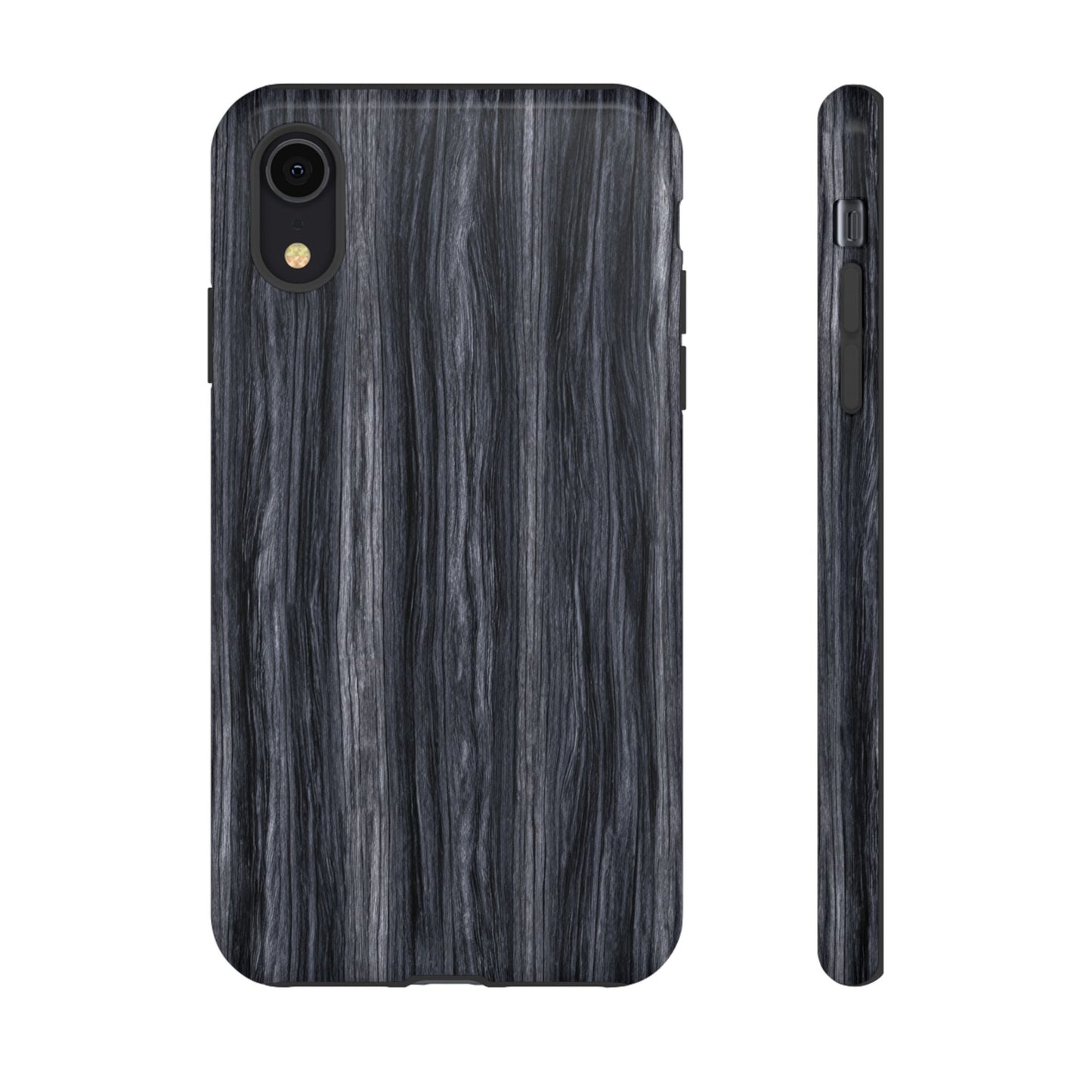 Black Wood (iPhone X - iPhone 17 Pro Max) [TOUGH CASE]